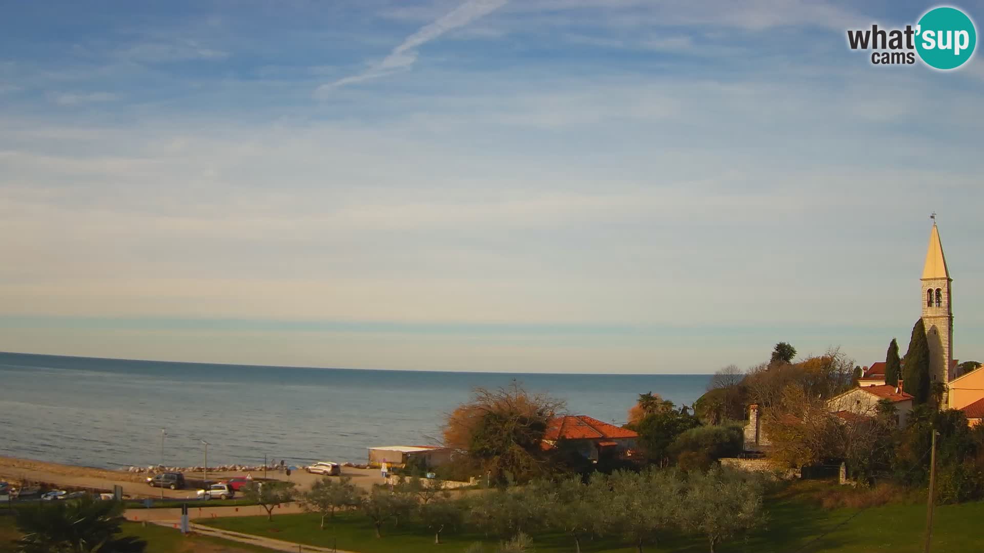 Umag Webcam uživo Lovrečica / San Lorenzo – Istra – Hrvatska