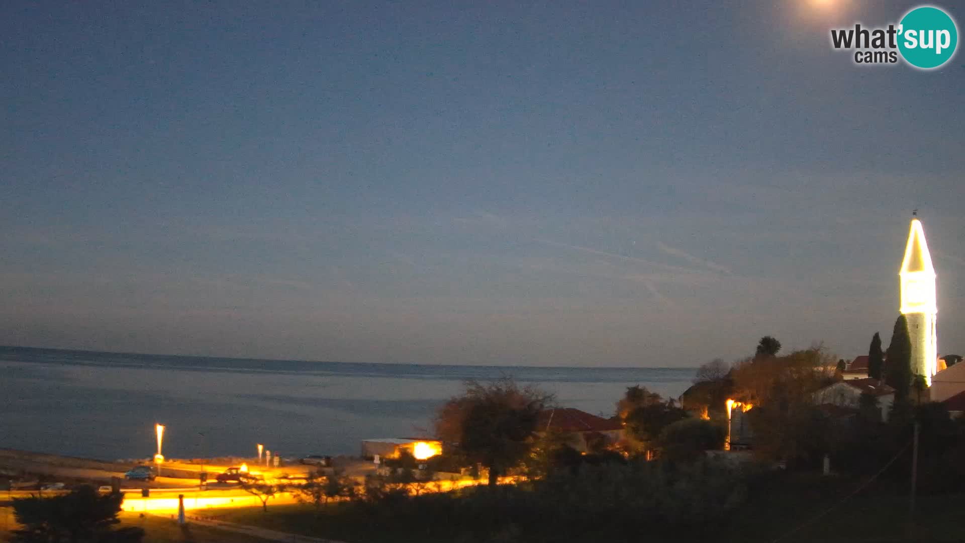 Umag Webcam en direct Lovrečica / San Lorenzo – Istrie – Croatie