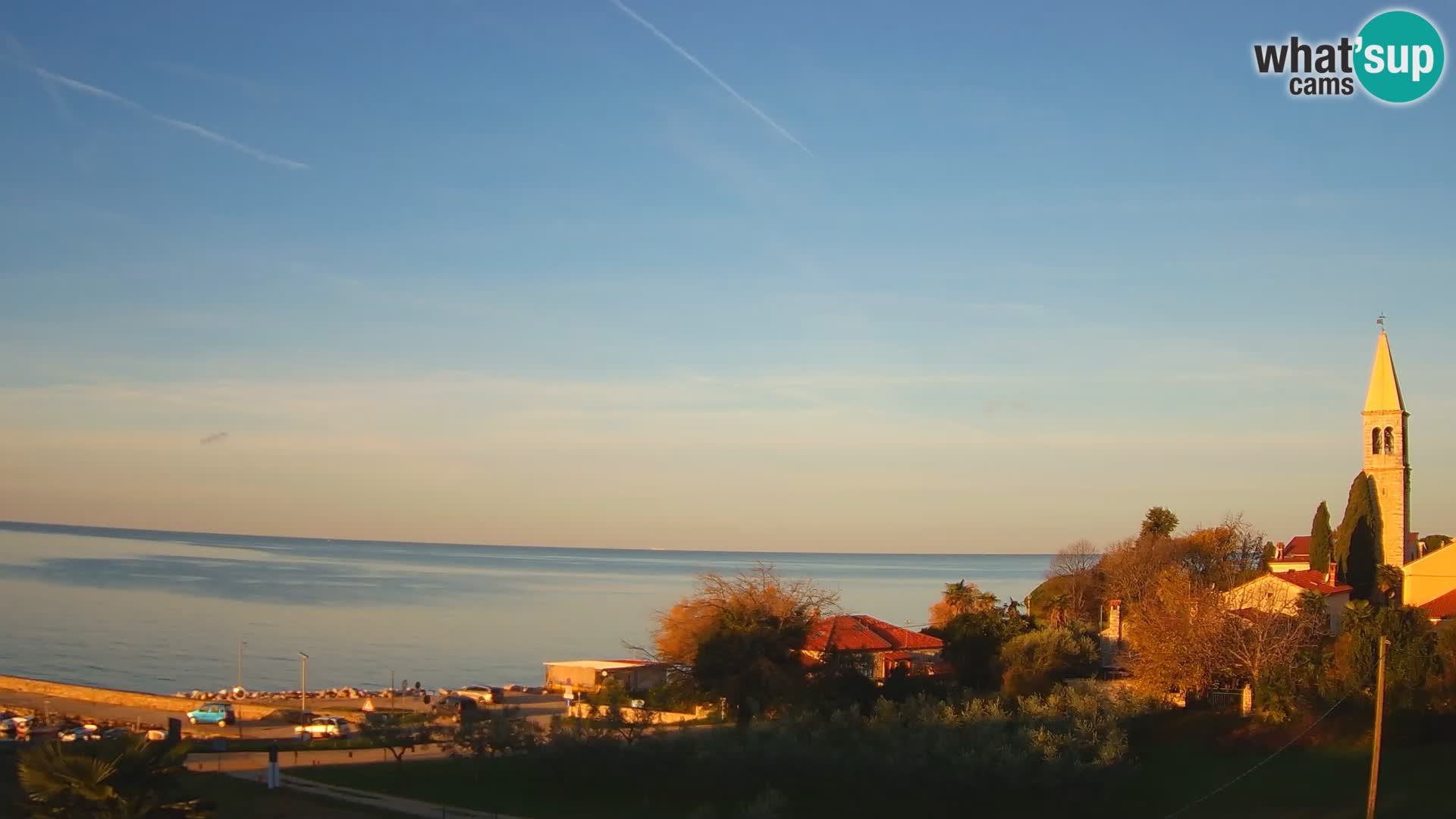 Umag Webcam en direct Lovrečica / San Lorenzo – Istrie – Croatie