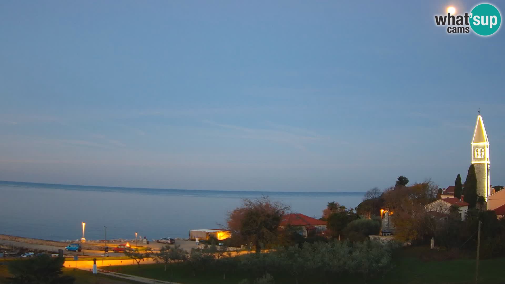 Umag Webcam uživo Lovrečica / San Lorenzo – Istra – Hrvatska