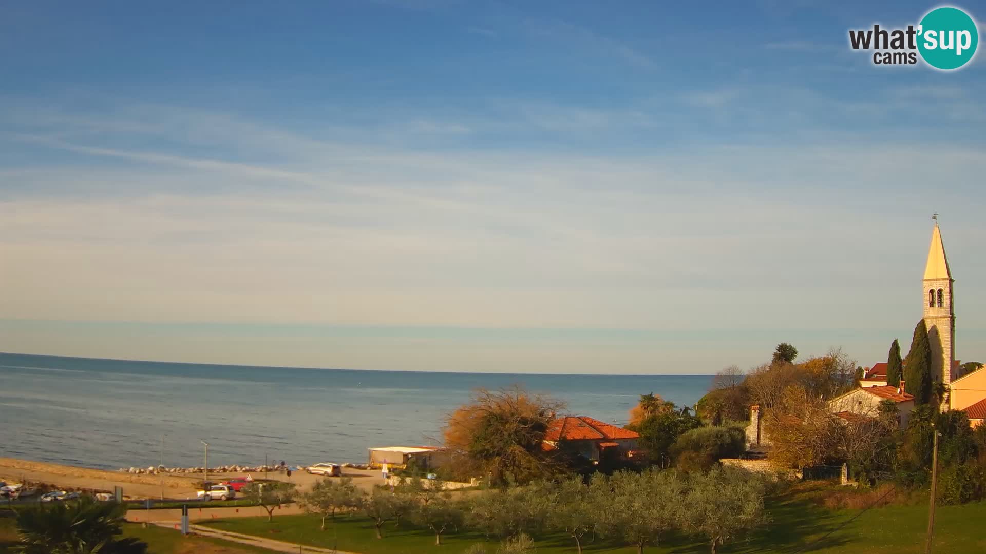 Umag Webcam uživo Lovrečica / San Lorenzo – Istra – Hrvatska