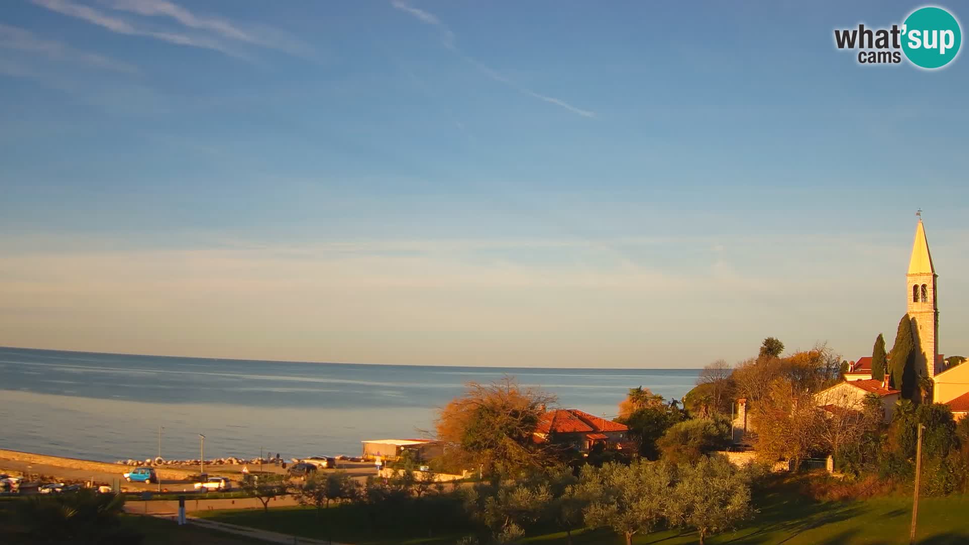 Umag spletna kamera Lovrečica – Istra – Hrvaška