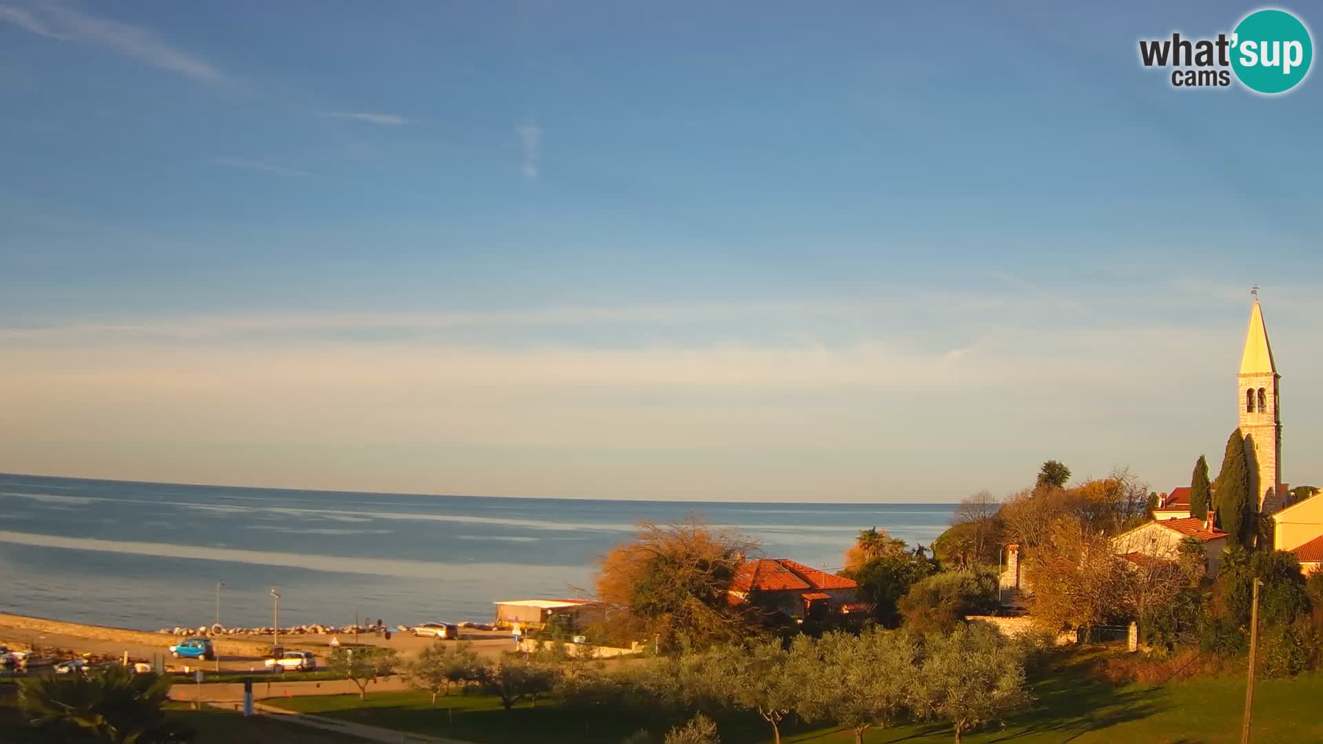 Umag spletna kamera Lovrečica – Istra – Hrvaška