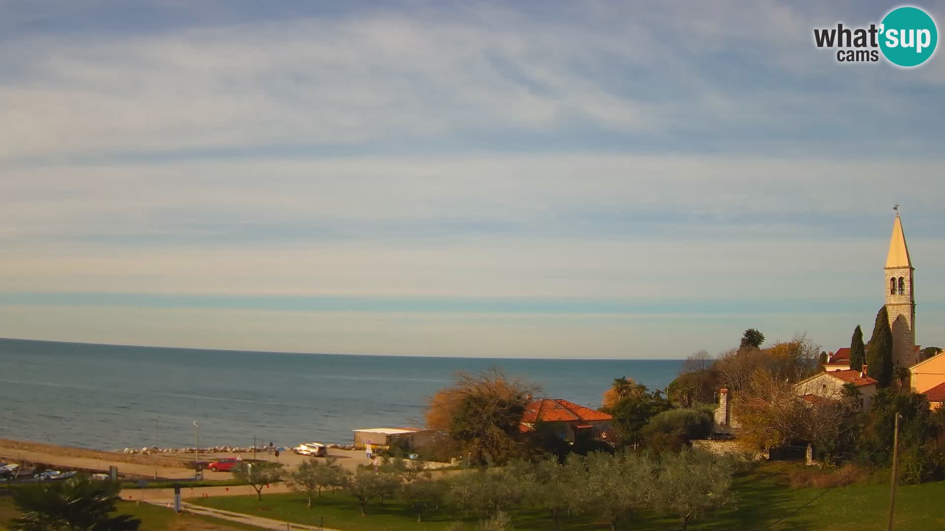 Umag Webcam uživo Lovrečica / San Lorenzo – Istra – Hrvatska