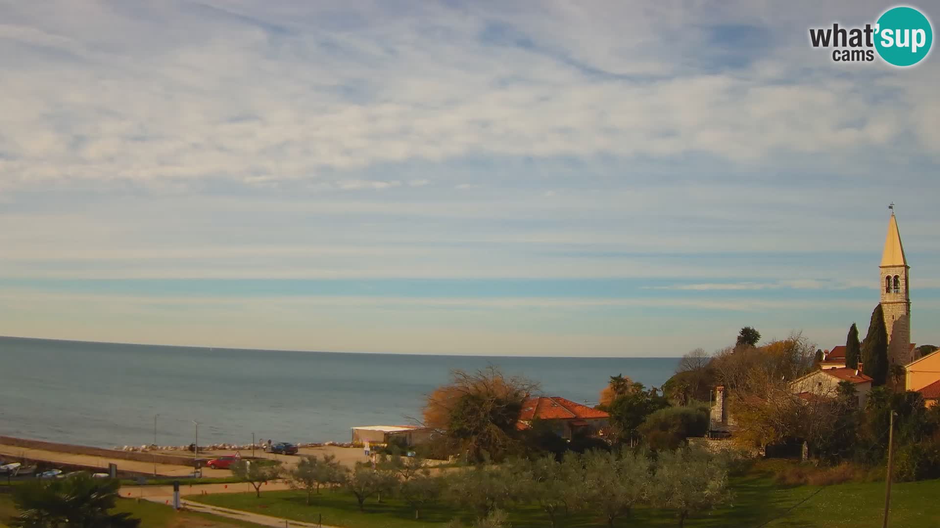 Umag Webcam en direct Lovrečica / San Lorenzo – Istrie – Croatie