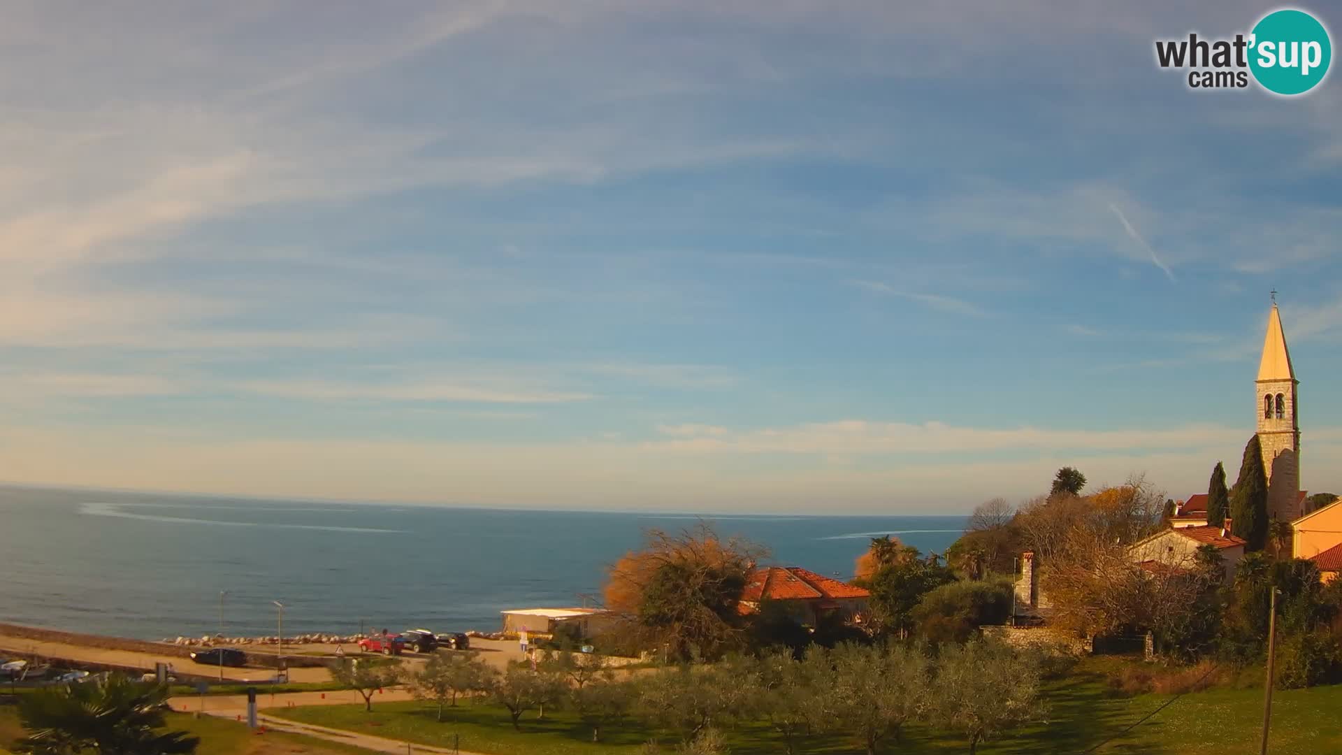 Umag spletna kamera Lovrečica – Istra – Hrvaška