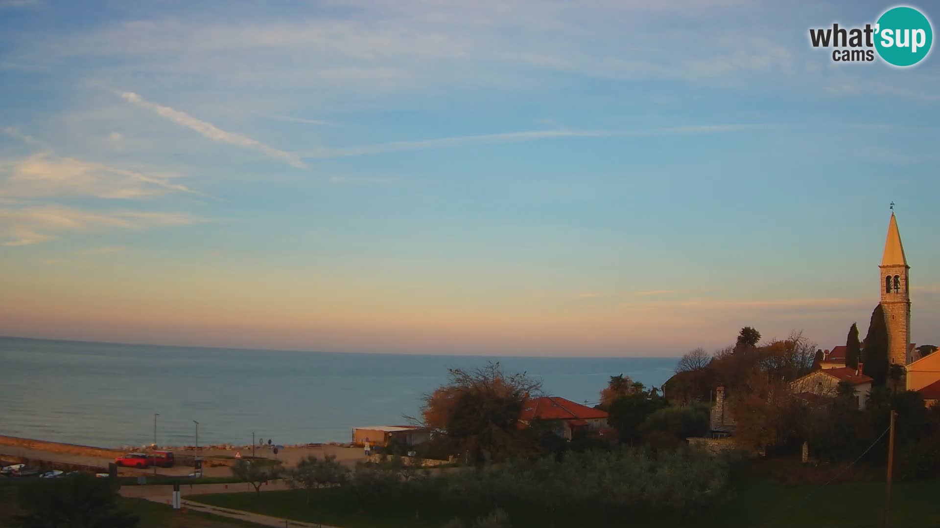 Umag Webcam uživo Lovrečica / San Lorenzo – Istra – Hrvatska