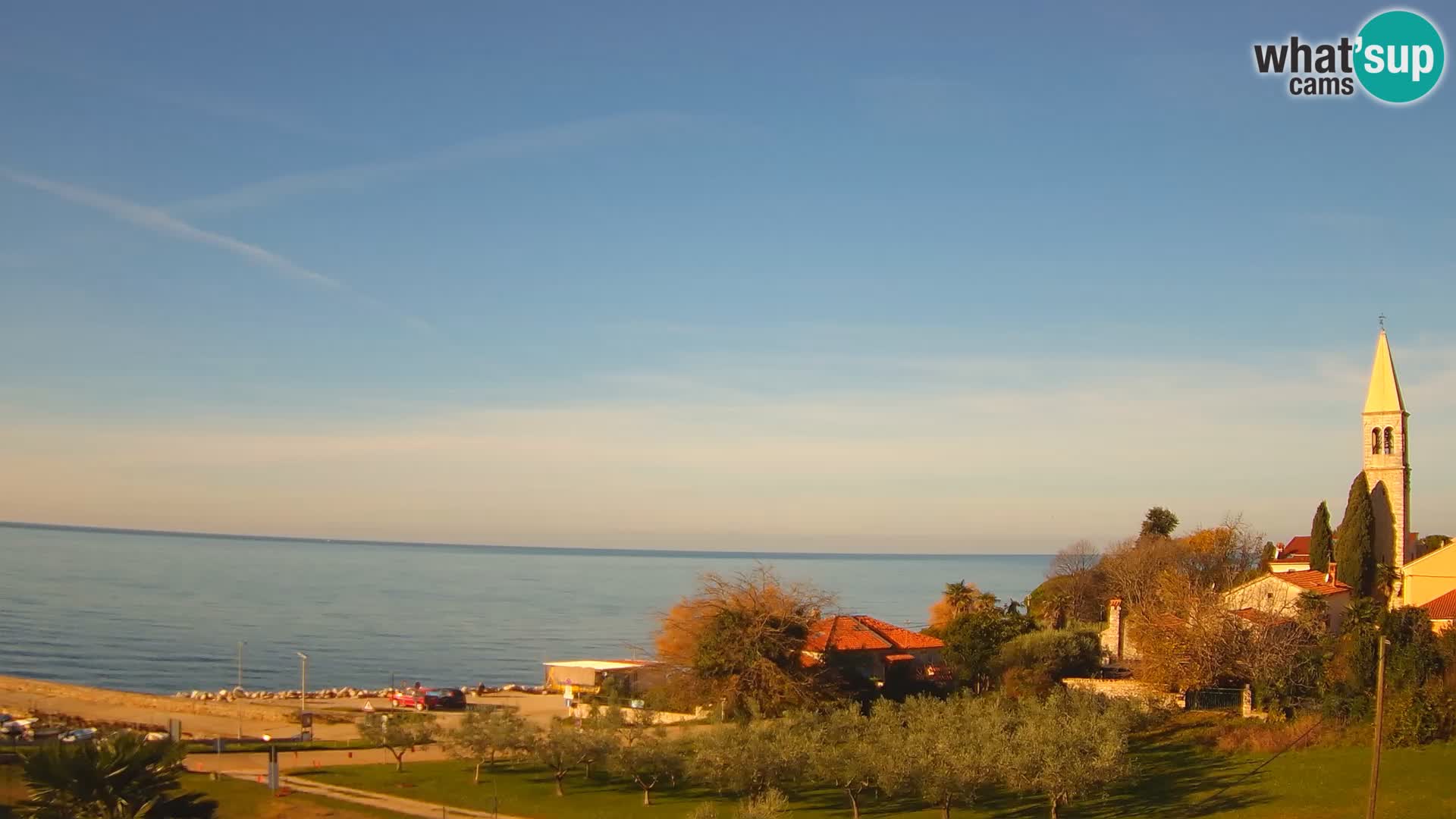 Umag Webcam en direct Lovrečica / San Lorenzo – Istrie – Croatie