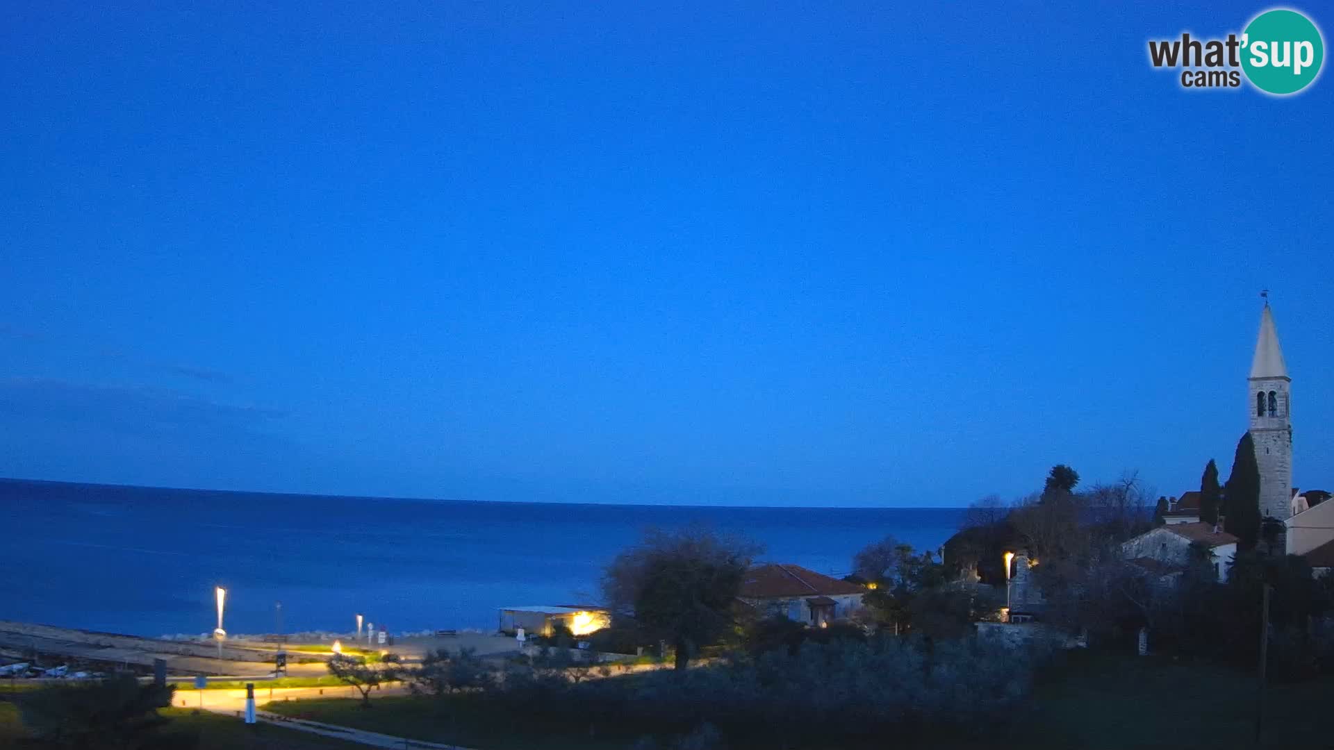 Umag Webcam en direct Lovrečica / San Lorenzo – Istrie – Croatie