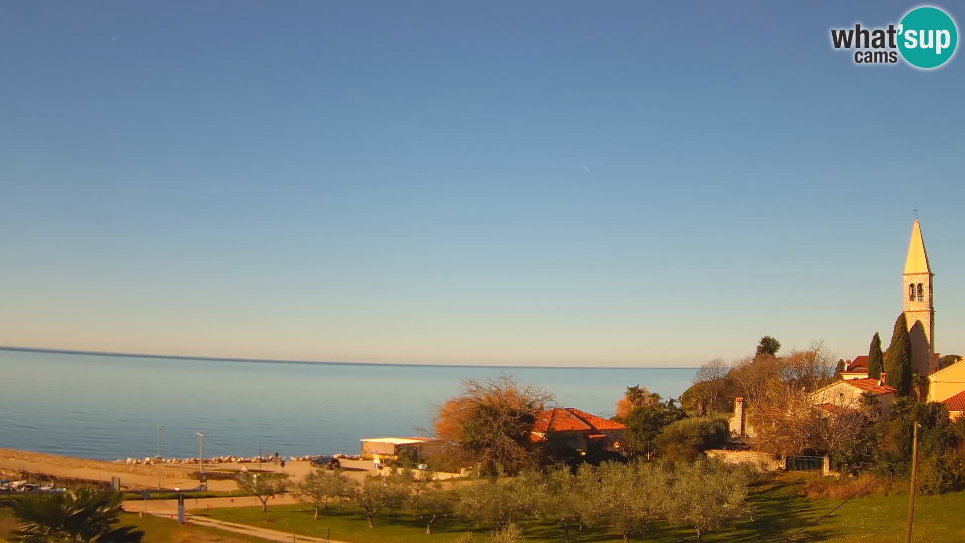 Umag Webcam uživo Lovrečica / San Lorenzo – Istra – Hrvatska