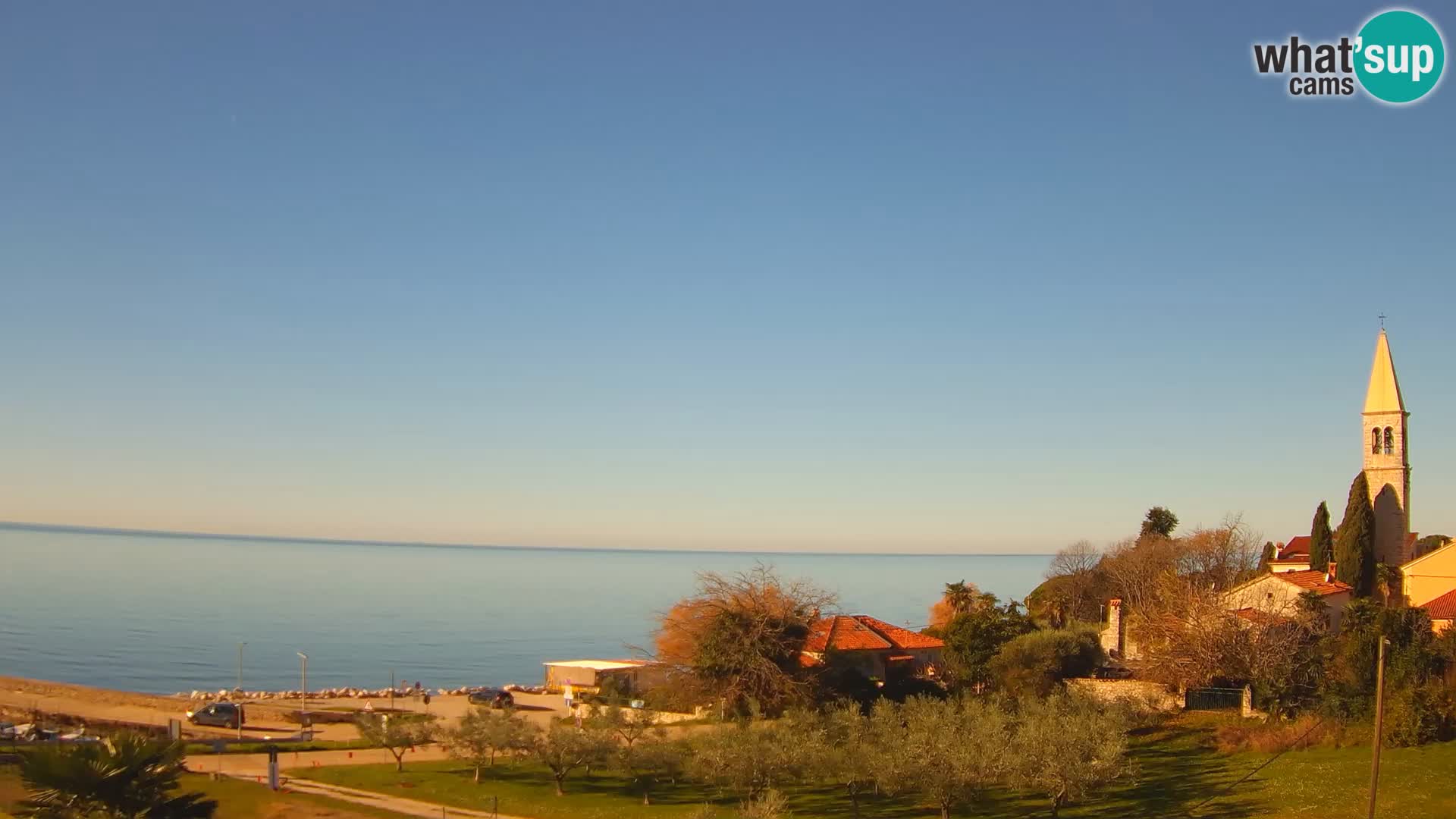 Umag Webcam en direct Lovrečica / San Lorenzo – Istrie – Croatie