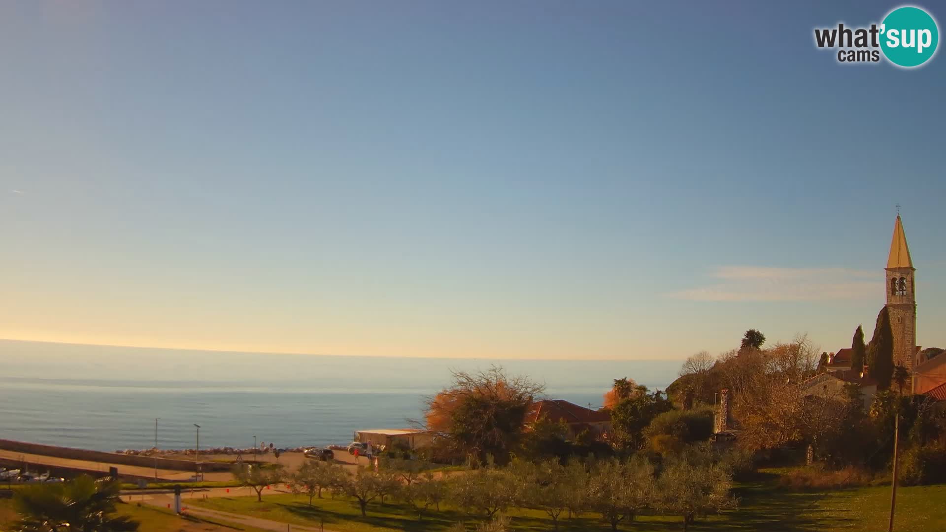 Umag Webcam en direct Lovrečica / San Lorenzo – Istrie – Croatie