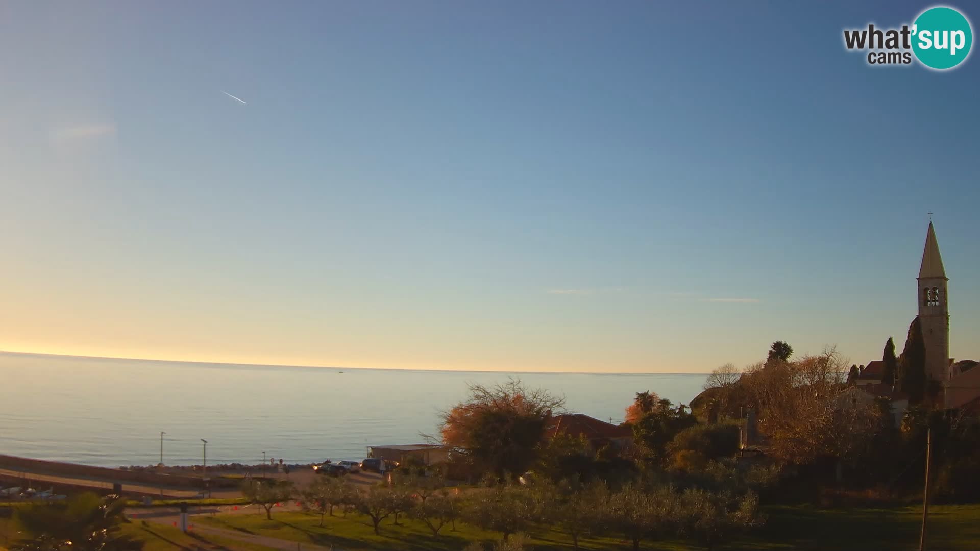 Umag Webcam en direct Lovrečica / San Lorenzo – Istrie – Croatie