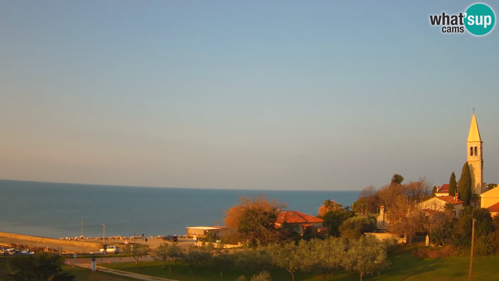Umag Webcam en direct Lovrečica / San Lorenzo – Istrie – Croatie