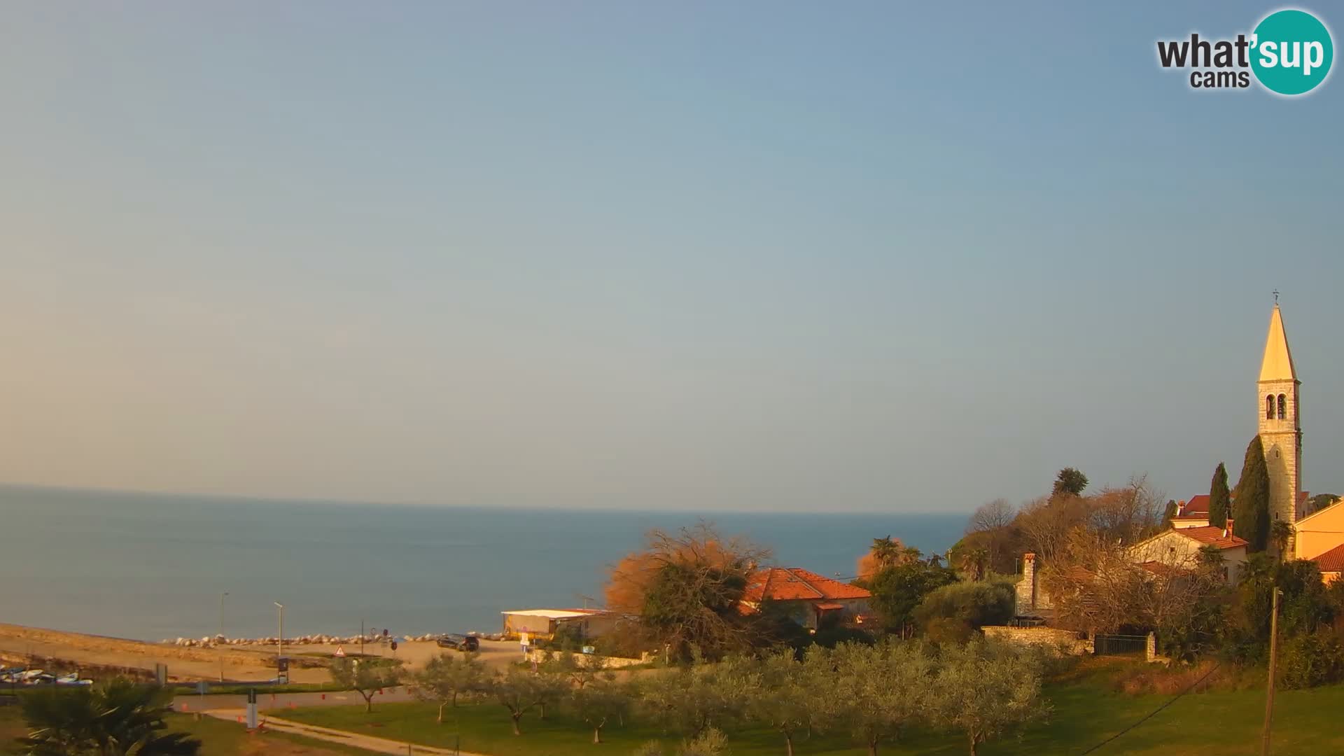 Umag Webcam uživo Lovrečica / San Lorenzo – Istra – Hrvatska