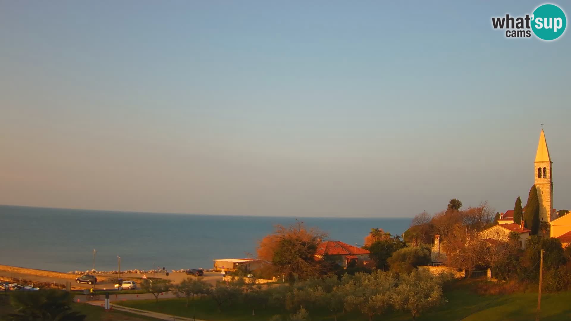 Umag Webcam en direct Lovrečica / San Lorenzo – Istrie – Croatie