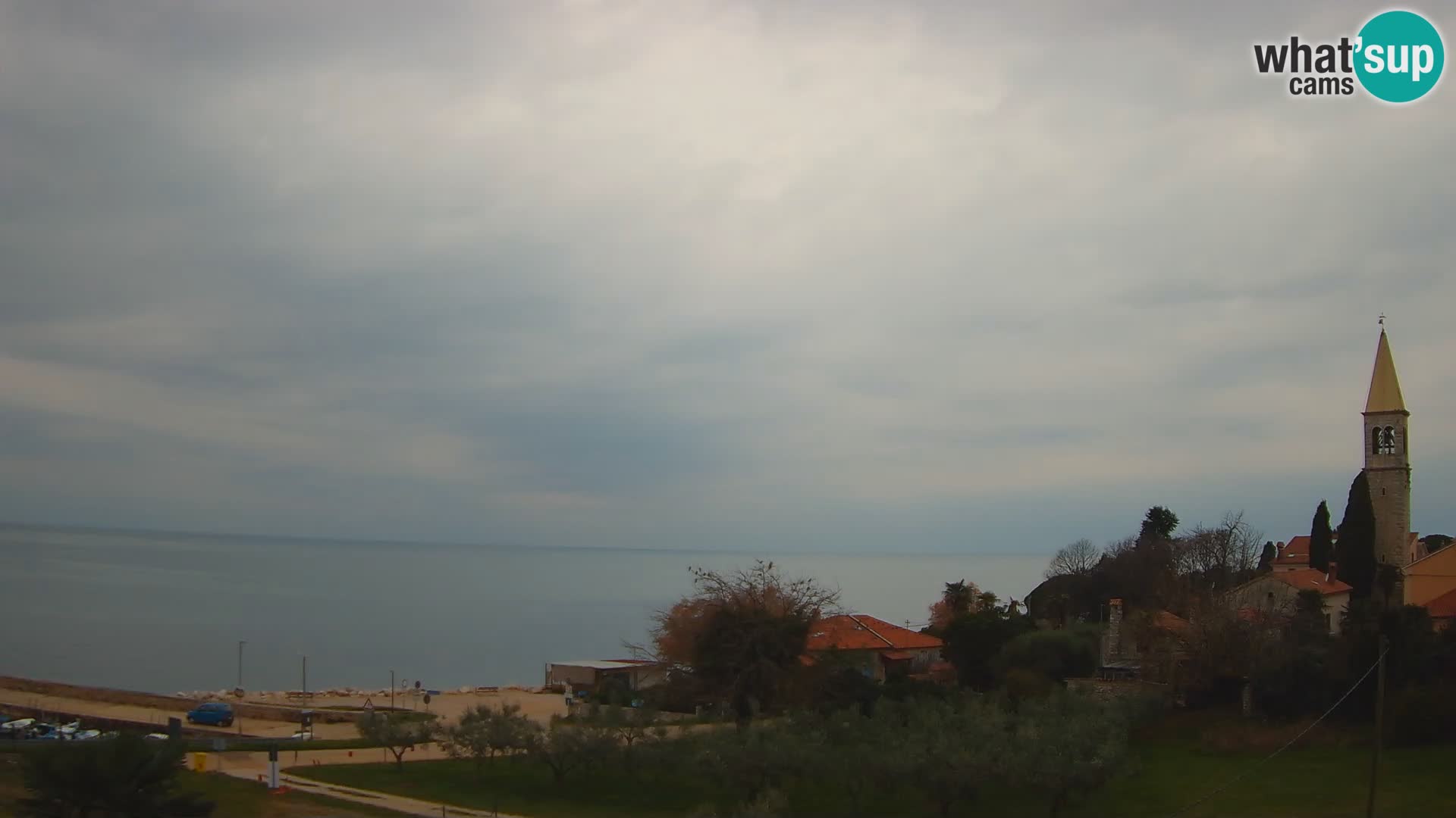 Umag Webcam en direct Lovrečica / San Lorenzo – Istrie – Croatie