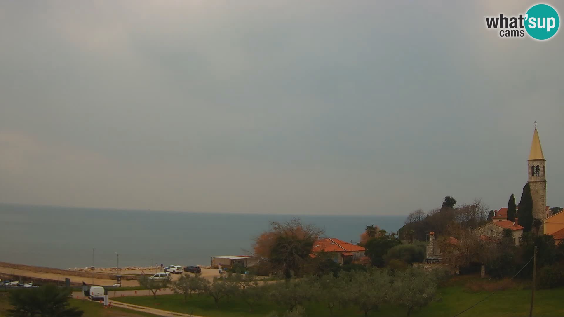 Umag Webcam en direct Lovrečica / San Lorenzo – Istrie – Croatie