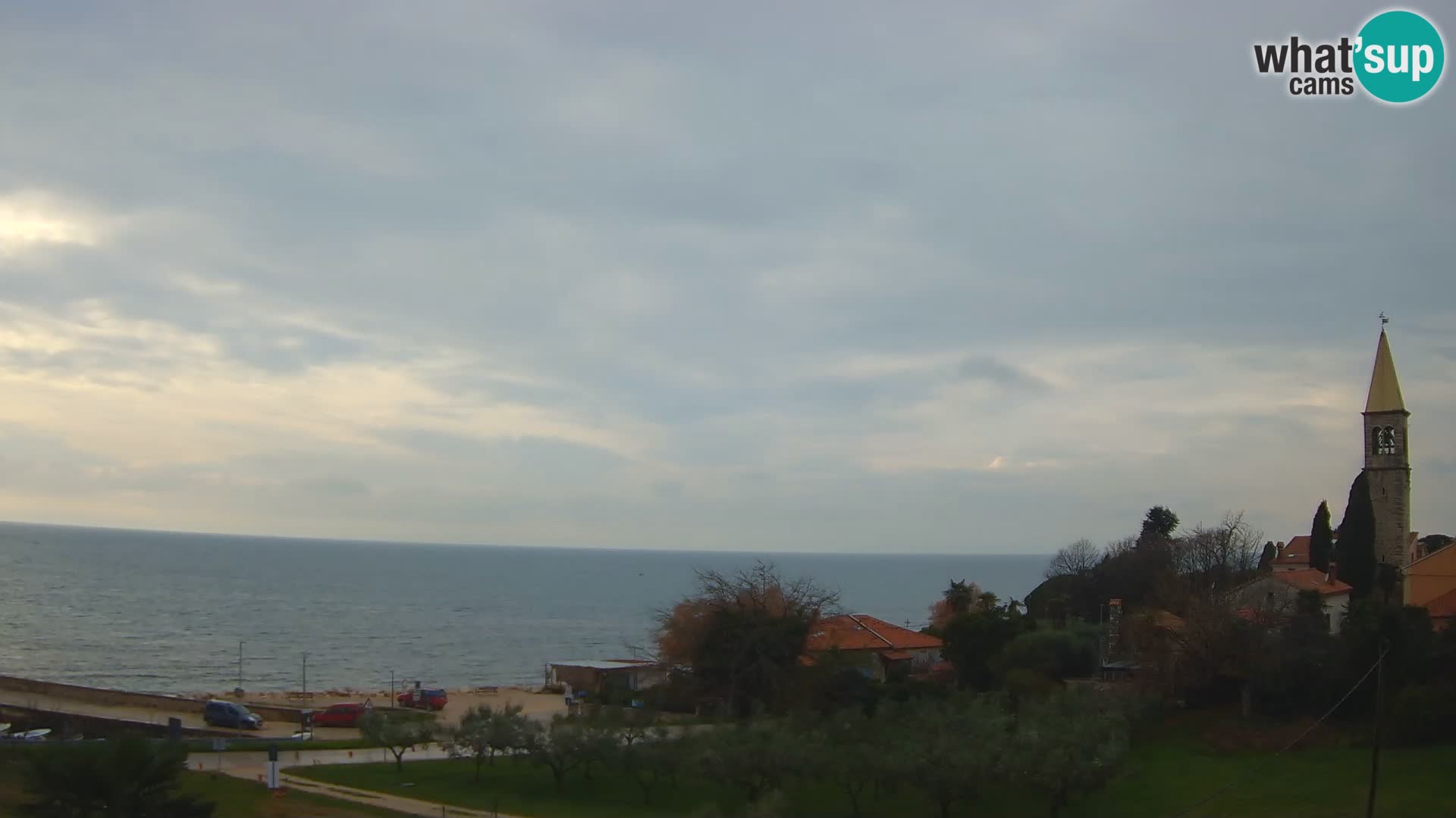 Umag Webcam en direct Lovrečica / San Lorenzo – Istrie – Croatie