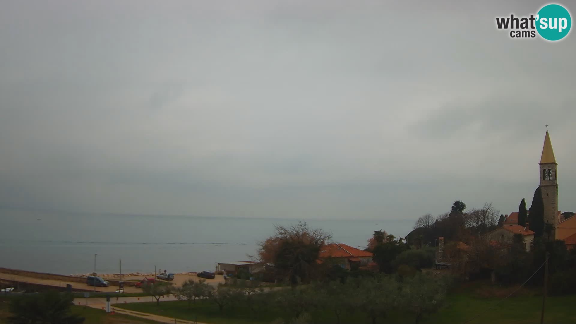 Umag Webcam en direct Lovrečica / San Lorenzo – Istrie – Croatie