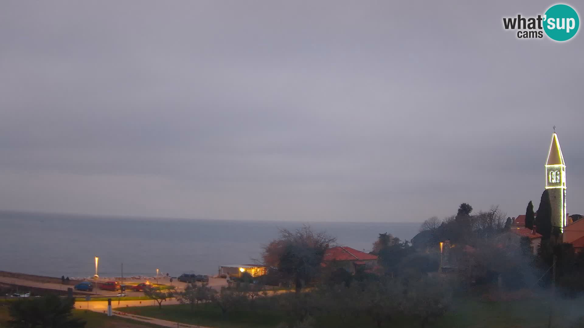 Umag Webcam en direct Lovrečica / San Lorenzo – Istrie – Croatie