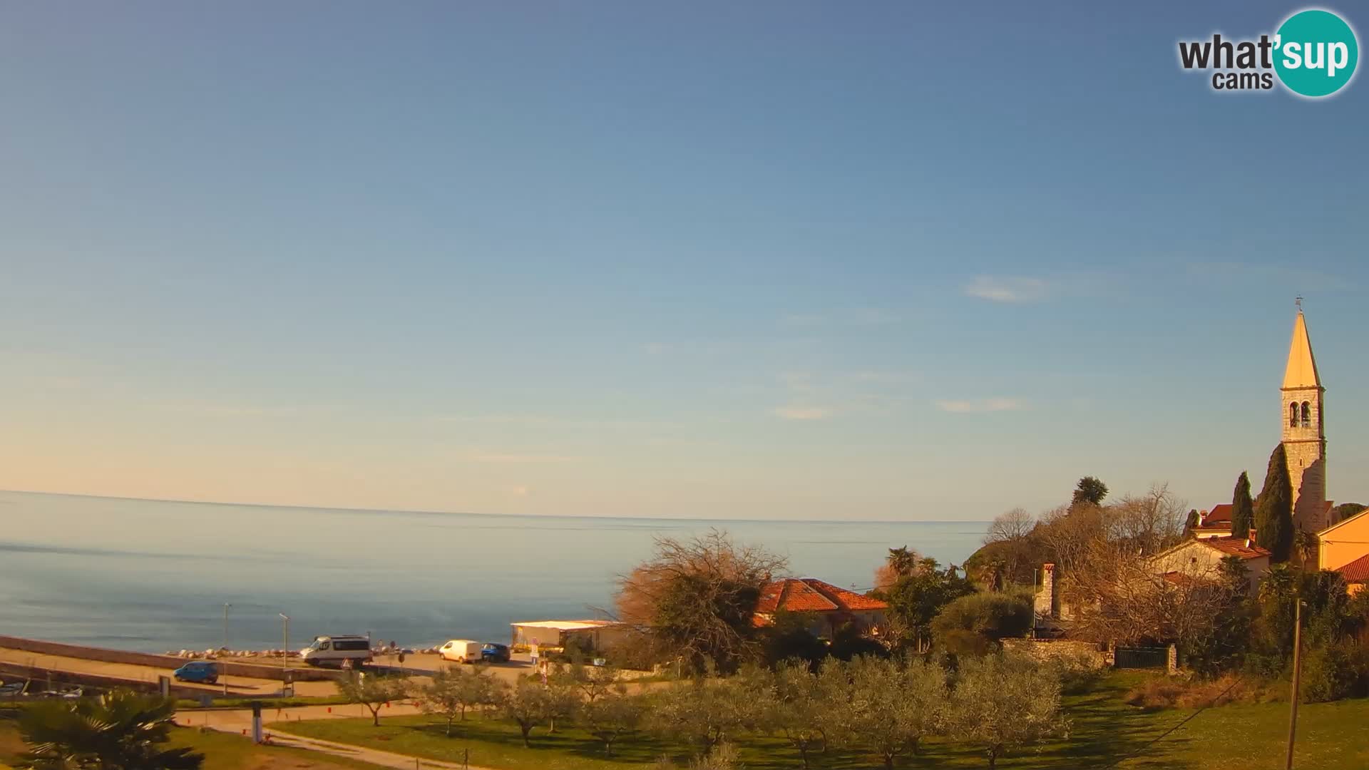 Umag Webcam en direct Lovrečica / San Lorenzo – Istrie – Croatie