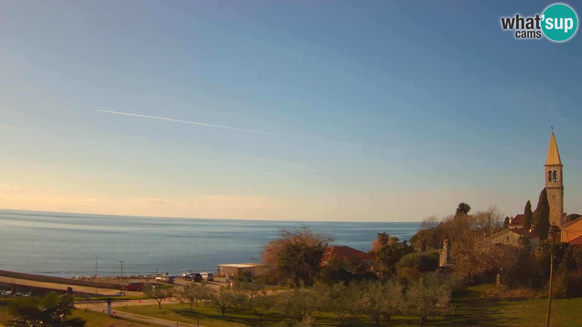 Umag Webcam en direct Lovrečica / San Lorenzo – Istrie – Croatie