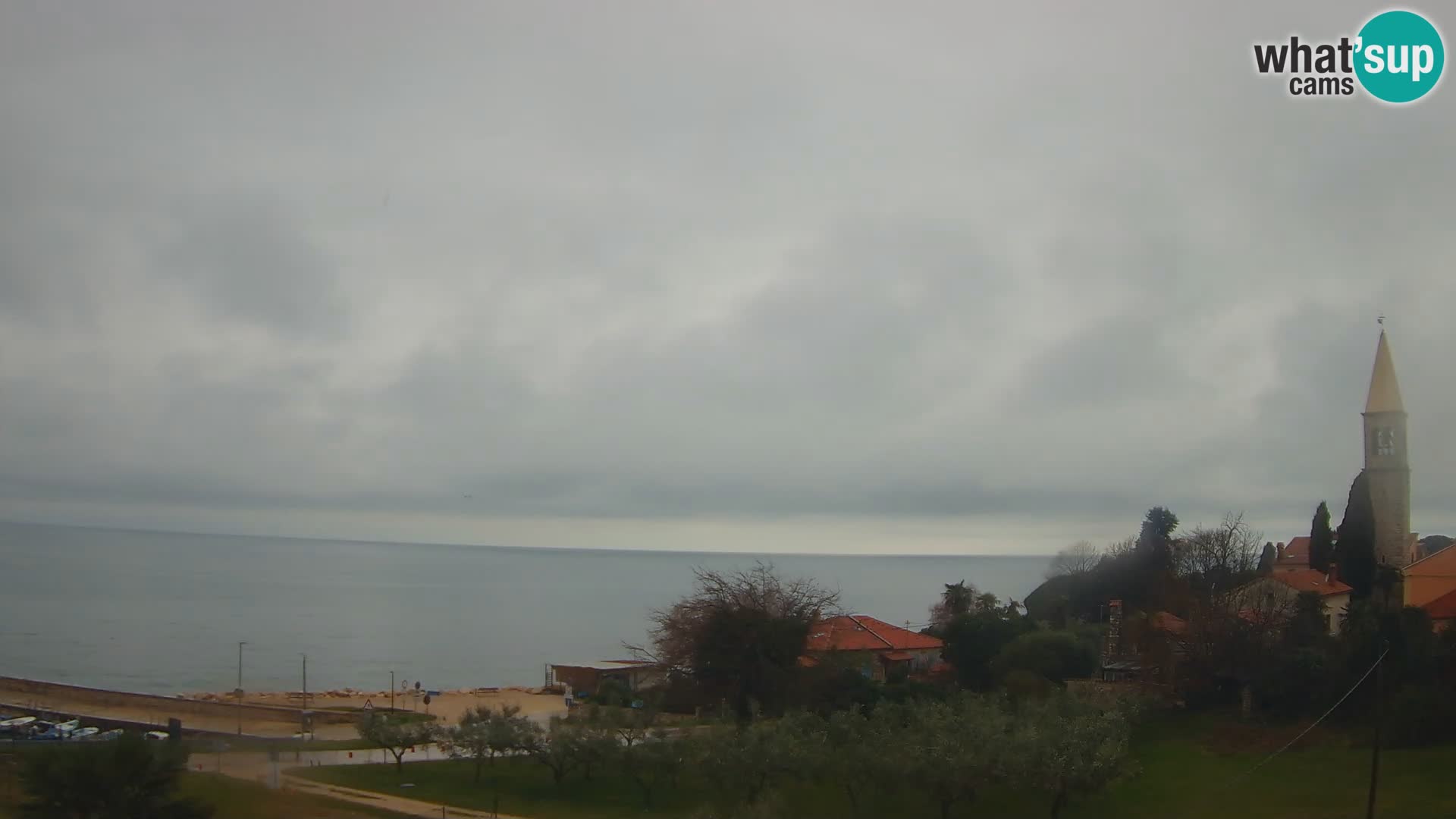 Umag Webcam en direct Lovrečica / San Lorenzo – Istrie – Croatie