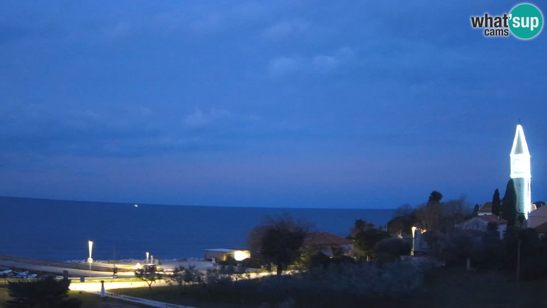 Umag Webcam en direct Lovrečica / San Lorenzo – Istrie – Croatie