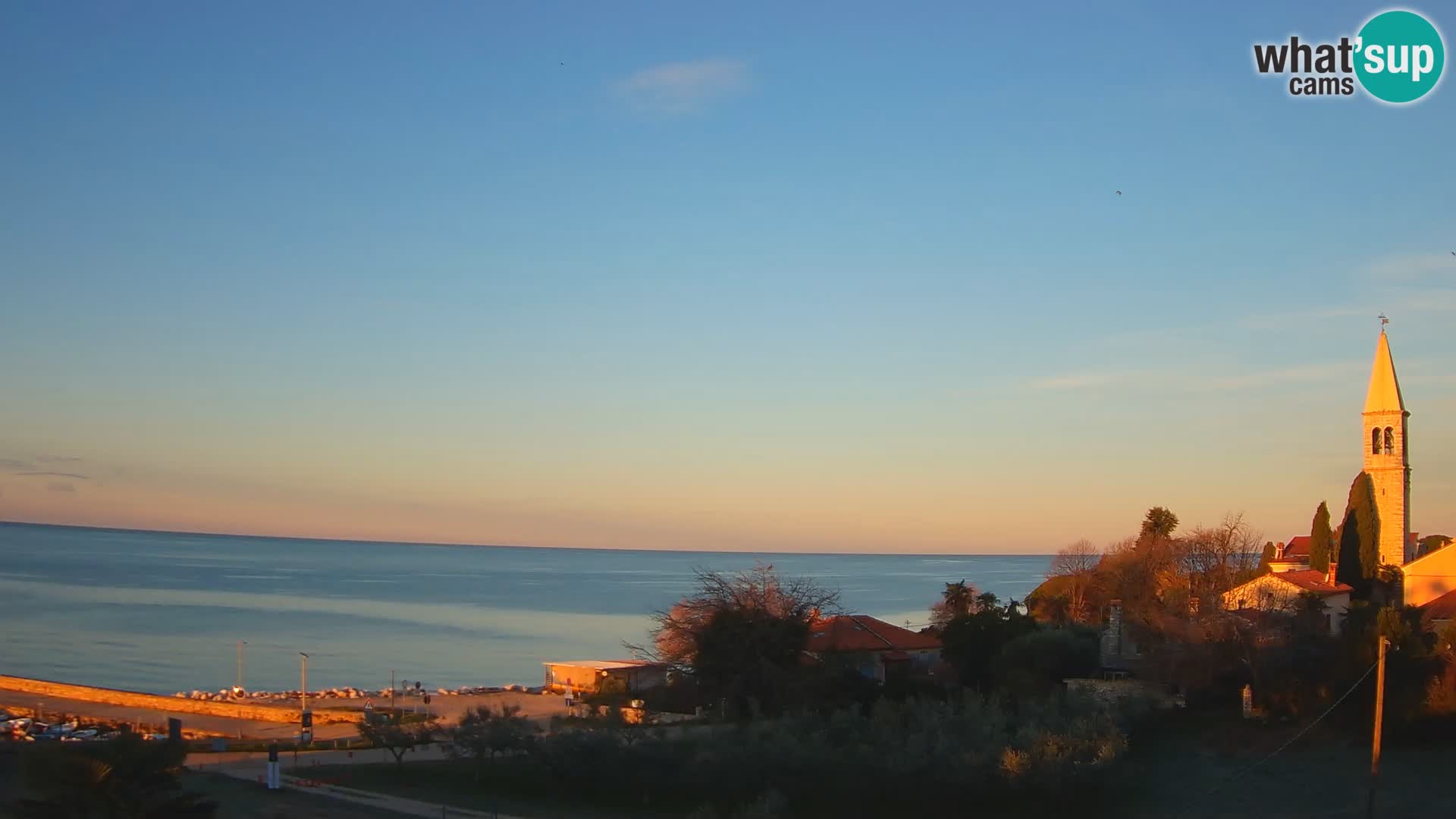 Umag Webcam uživo Lovrečica / San Lorenzo – Istra – Hrvatska