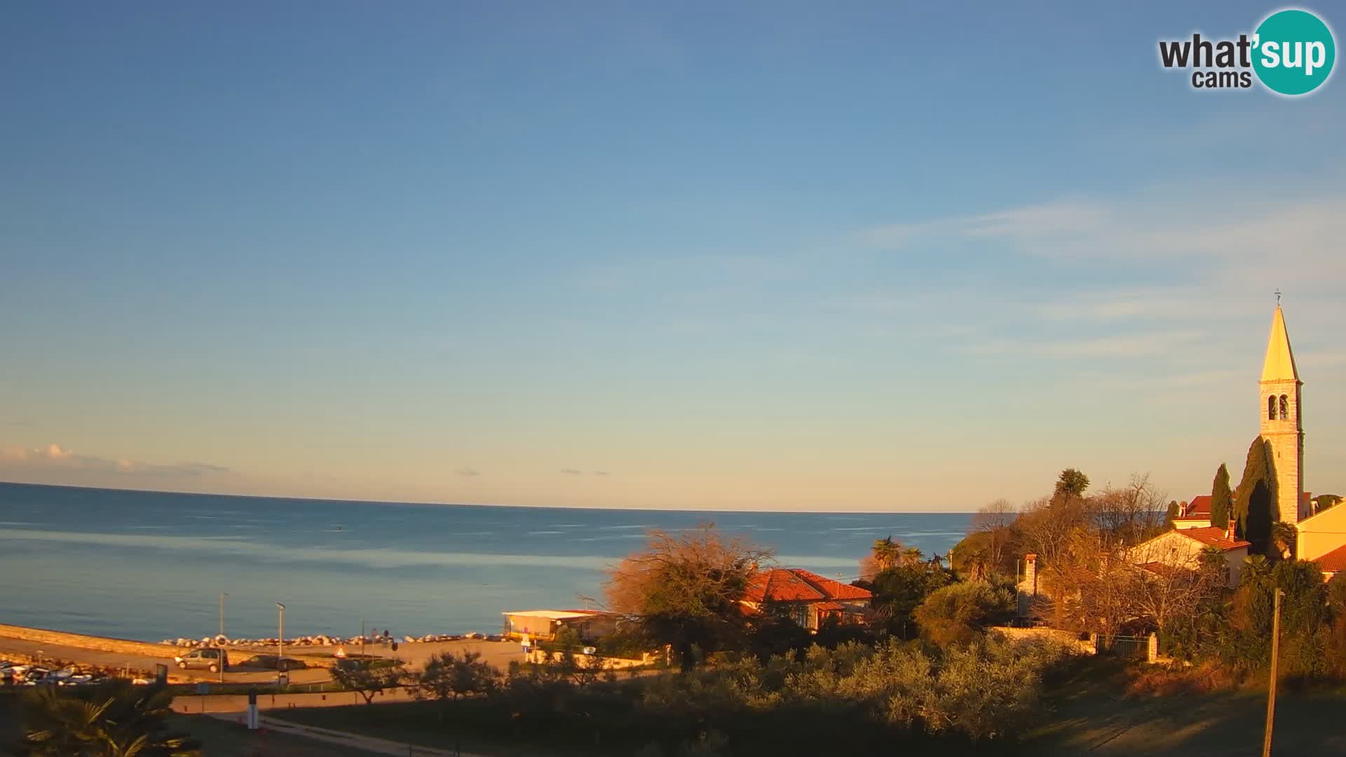 Umag Webcam uživo Lovrečica / San Lorenzo – Istra – Hrvatska