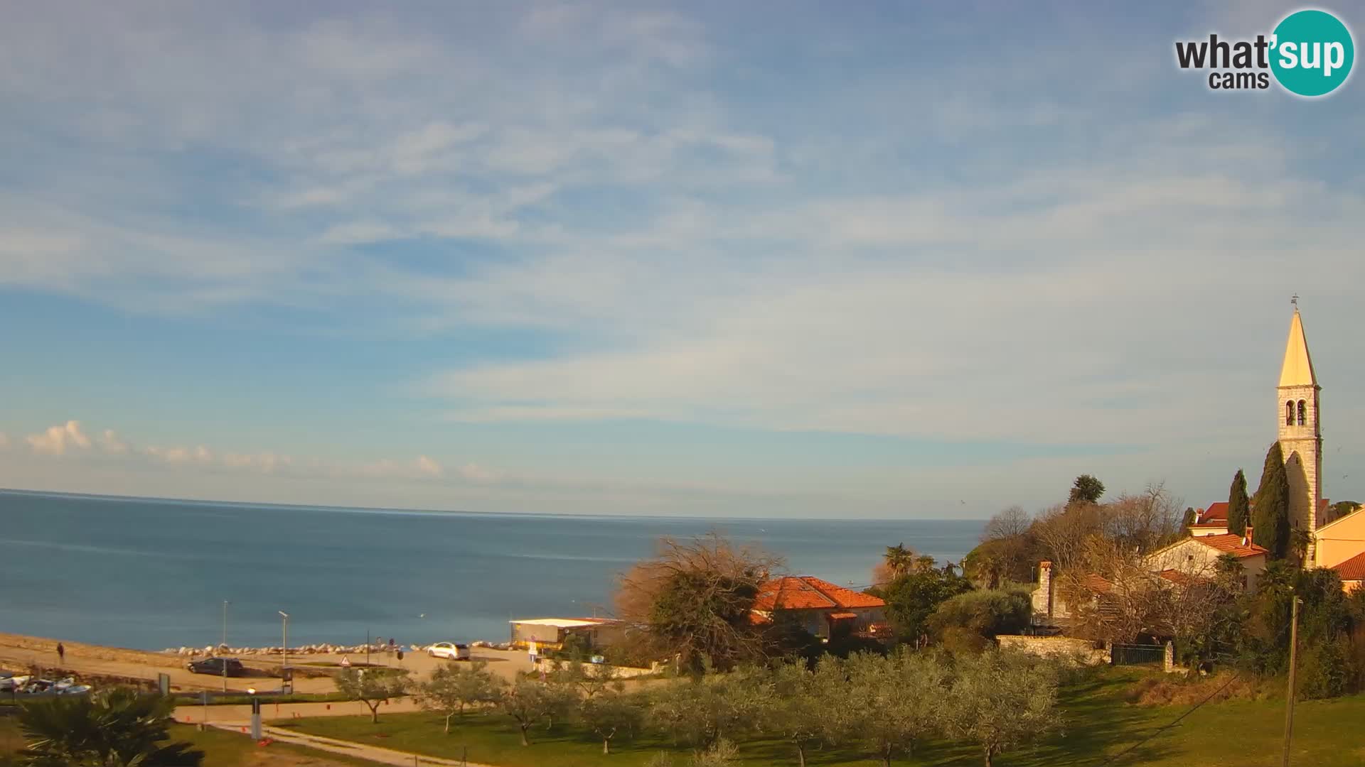 Umag Webcam en direct Lovrečica / San Lorenzo – Istrie – Croatie