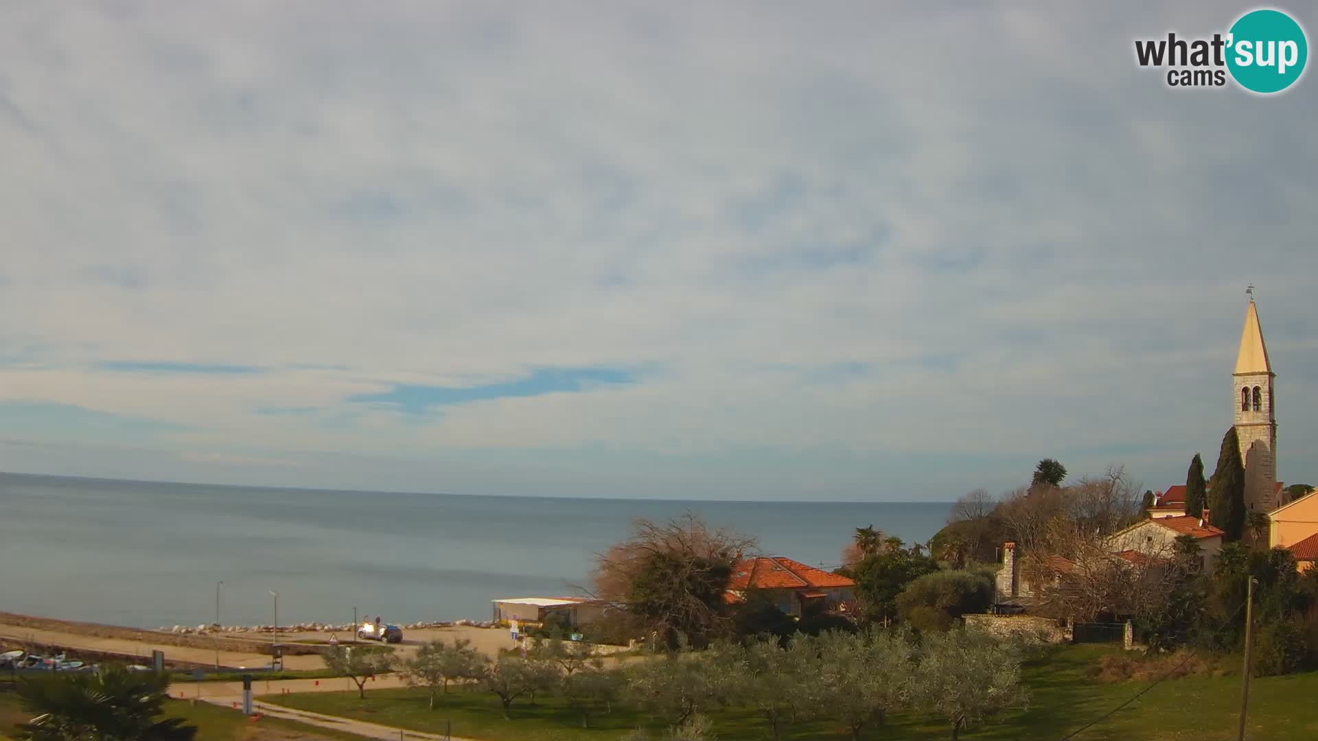 Umag Webcam uživo Lovrečica / San Lorenzo – Istra – Hrvatska