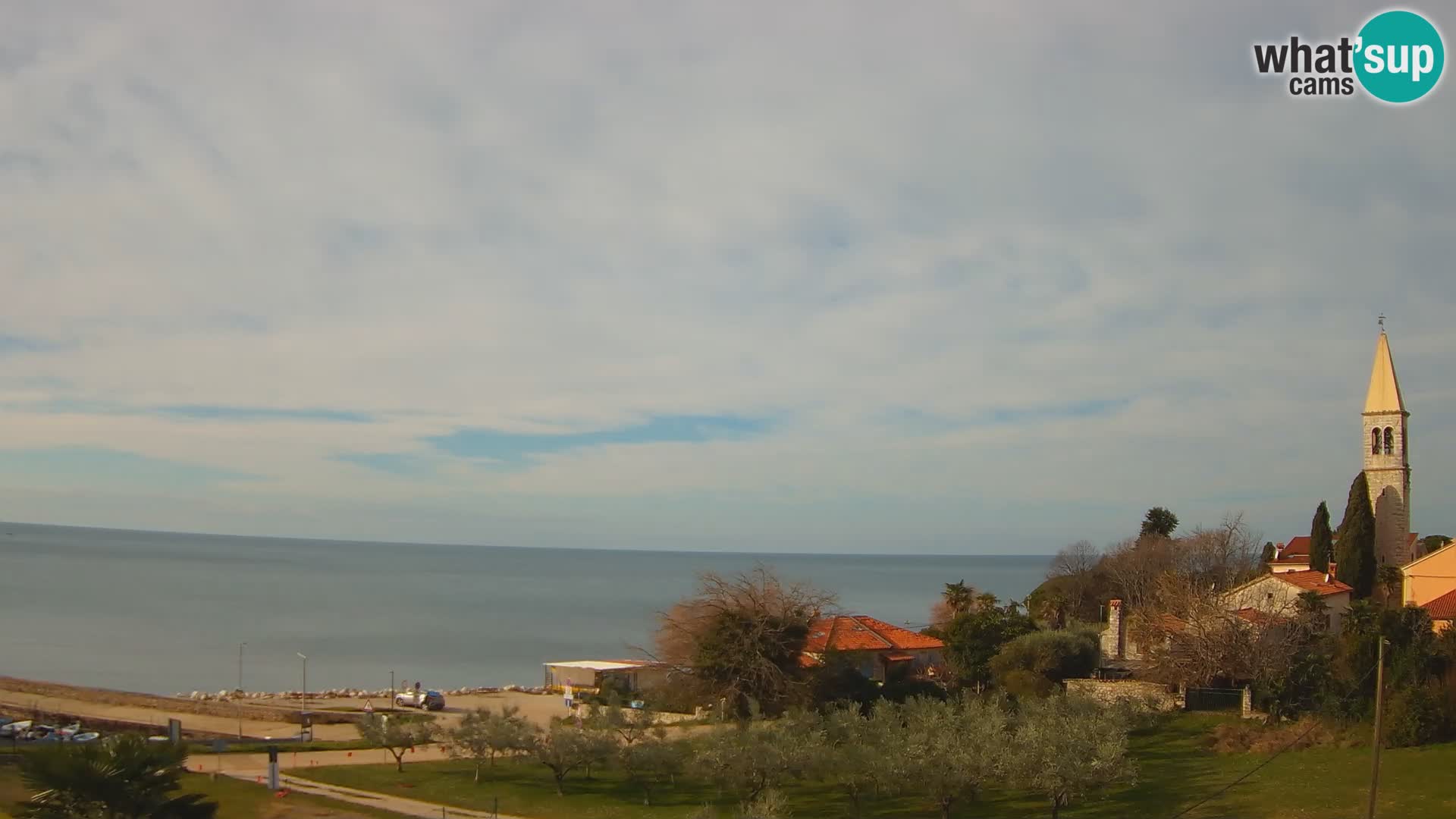 Umag Webcam uživo Lovrečica / San Lorenzo – Istra – Hrvatska