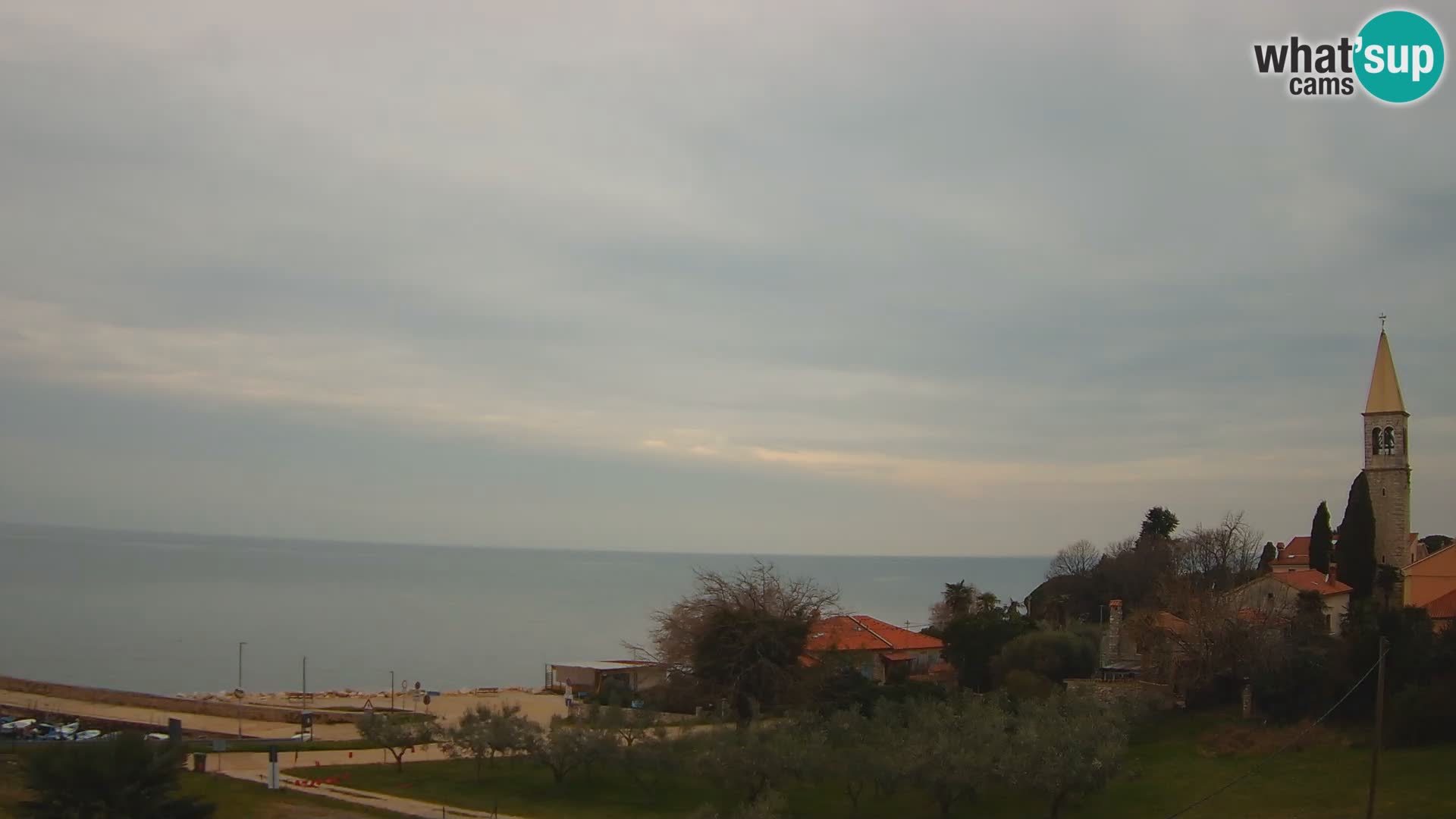 Umag Webcam uživo Lovrečica / San Lorenzo – Istra – Hrvatska