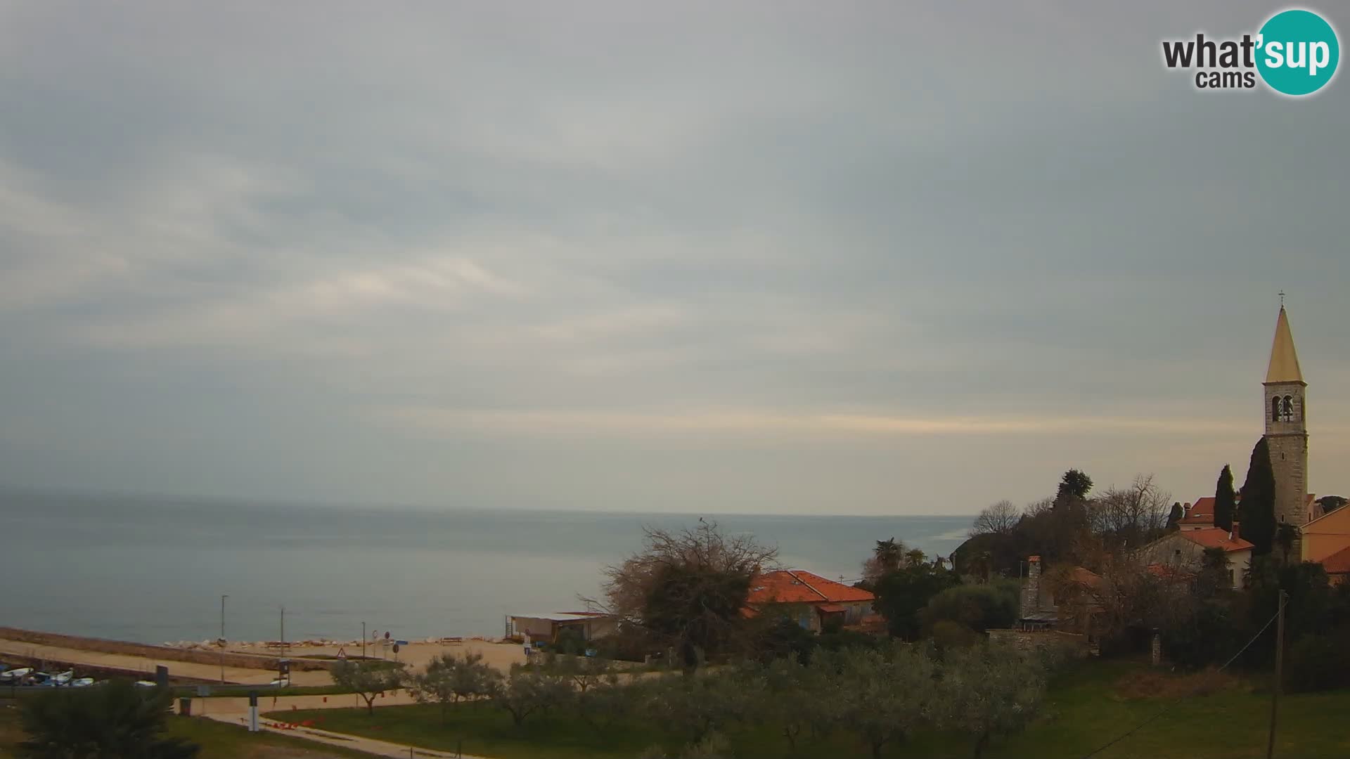 Umag Webcam en direct Lovrečica / San Lorenzo – Istrie – Croatie