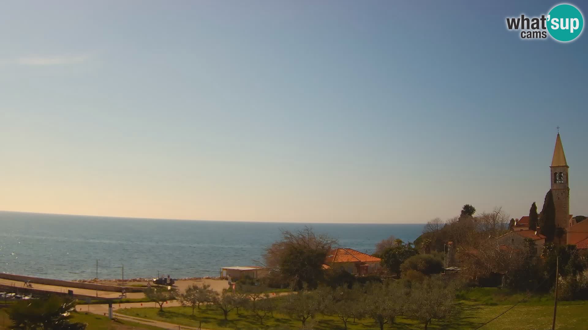 Umag spletna kamera Lovrečica – Istra – Hrvaška