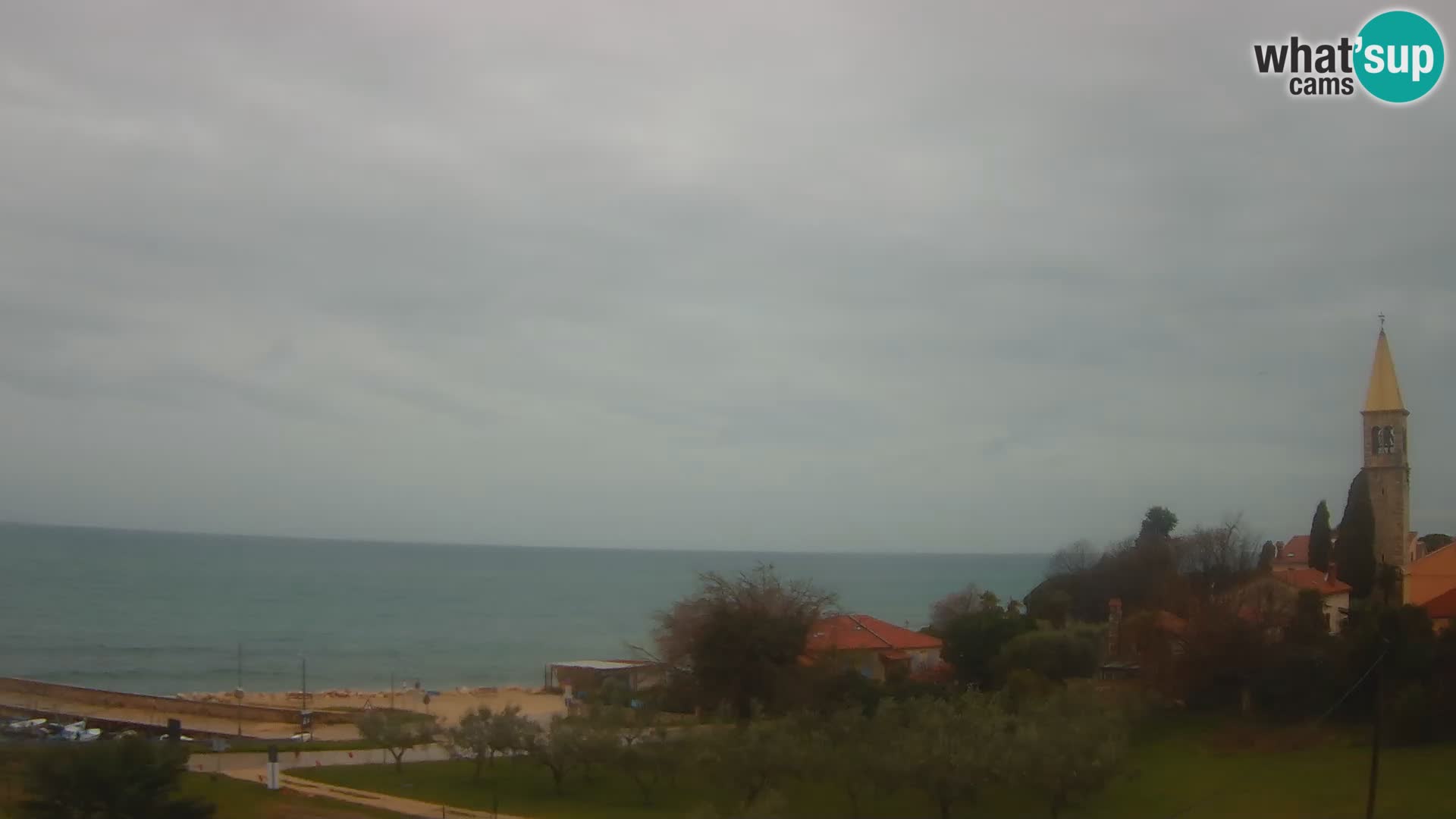 Umag spletna kamera Lovrečica – Istra – Hrvaška