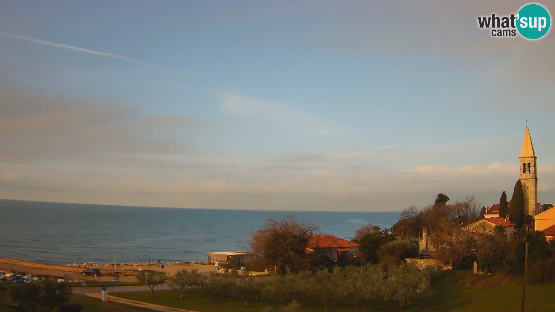 Umag Webcam uživo Lovrečica / San Lorenzo – Istra – Hrvatska