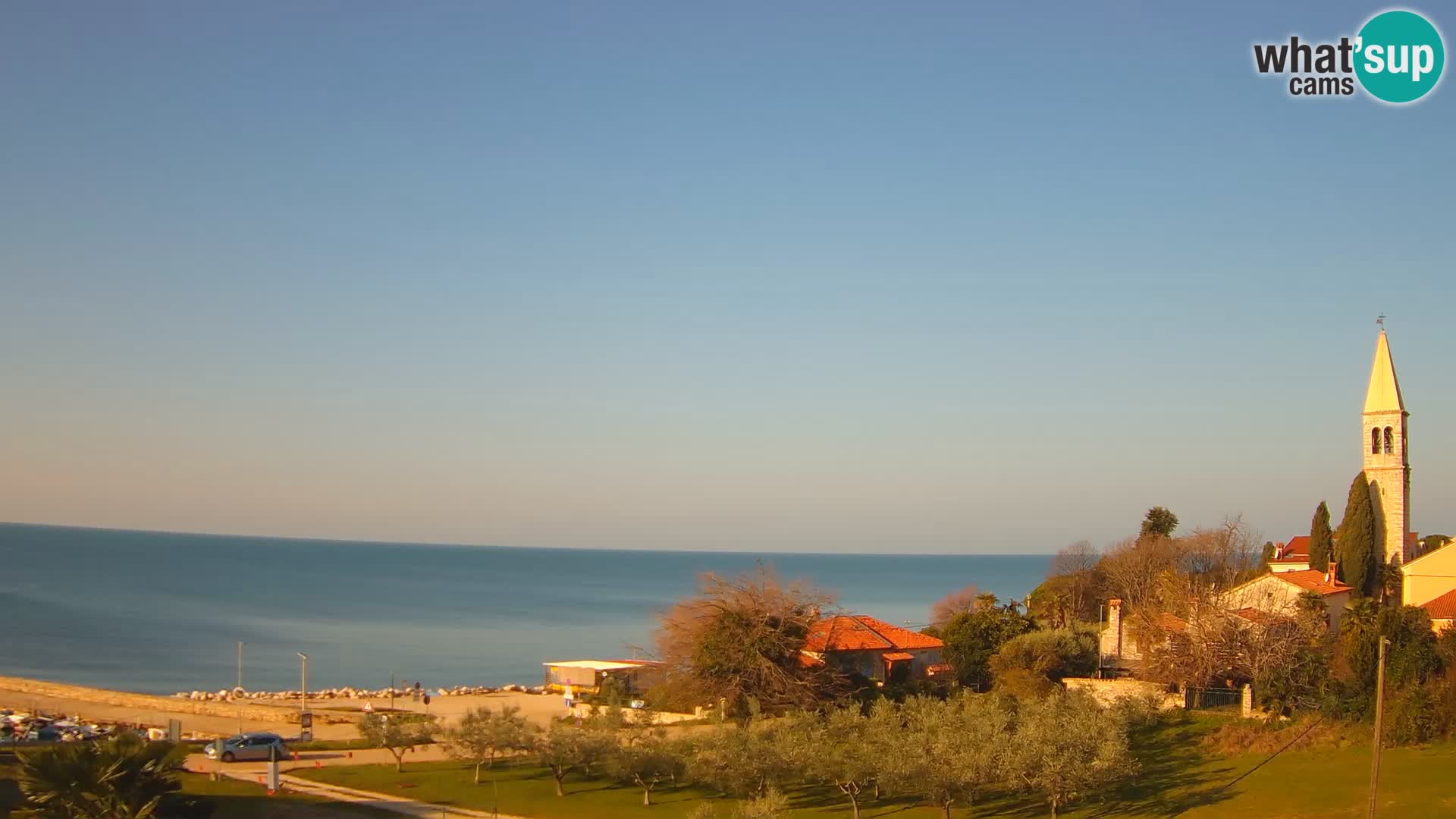 Umag Webcam uživo Lovrečica / San Lorenzo – Istra – Hrvatska