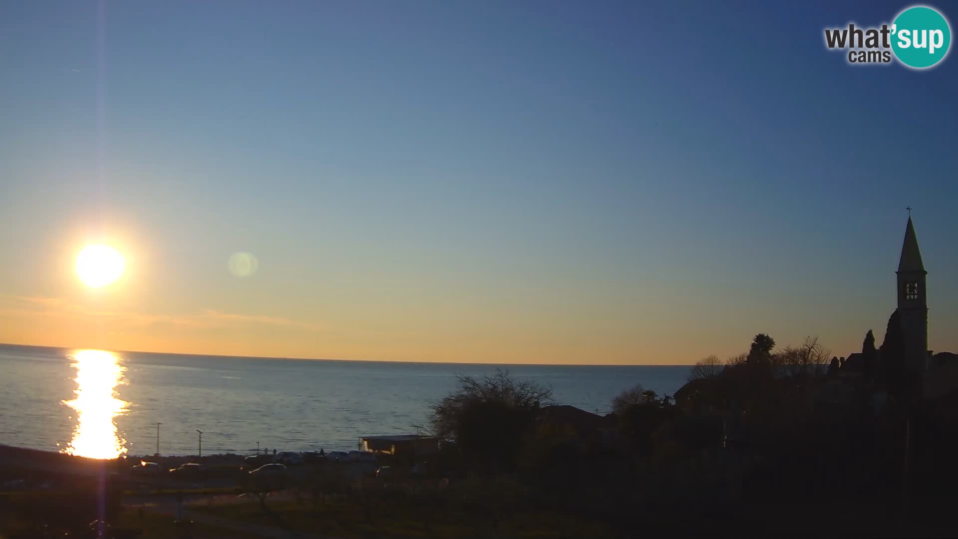 Umag Webcam en direct Lovrečica / San Lorenzo – Istrie – Croatie