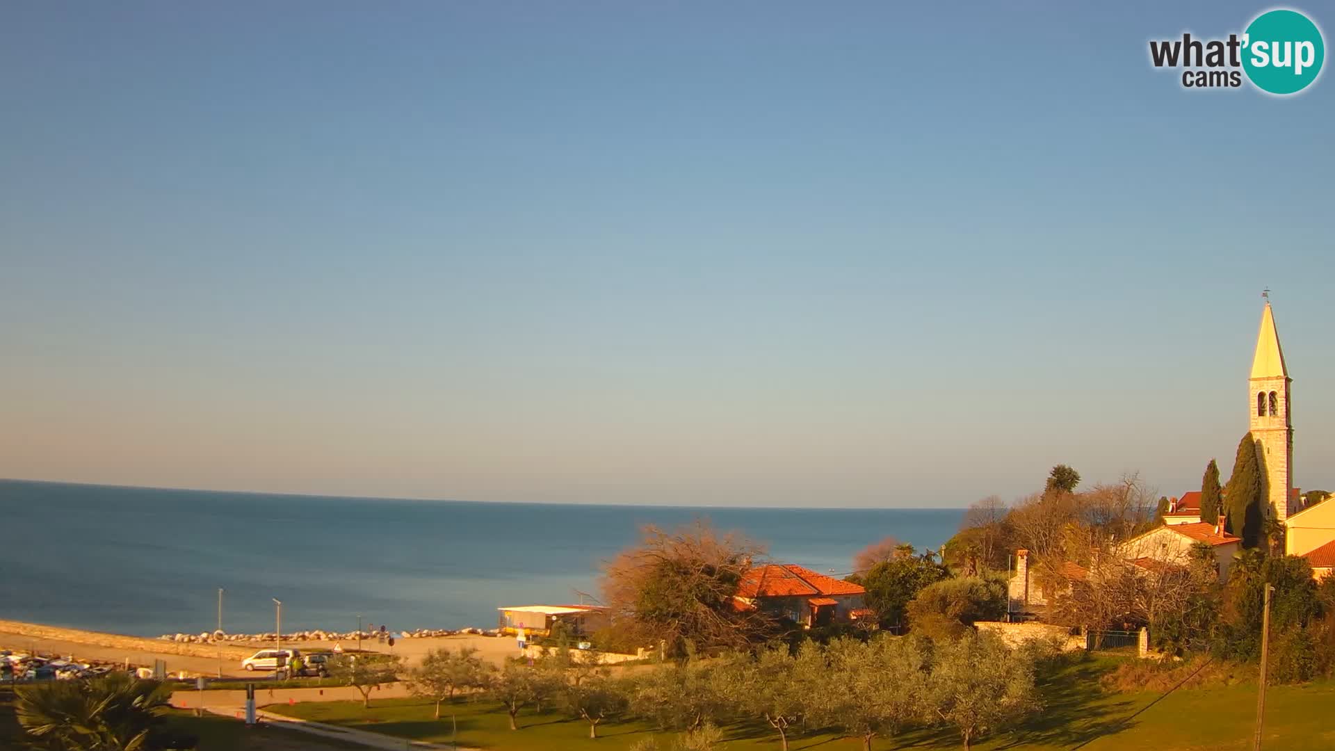 Umag spletna kamera Lovrečica – Istra – Hrvaška