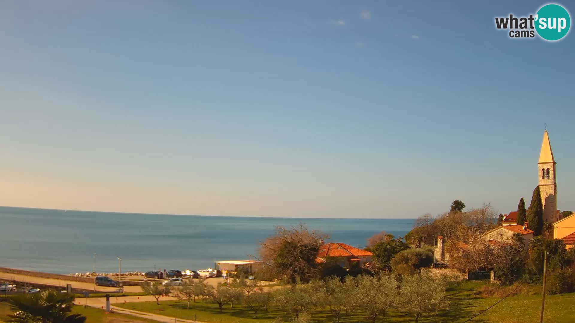 Umag Webcam uživo Lovrečica / San Lorenzo – Istra – Hrvatska