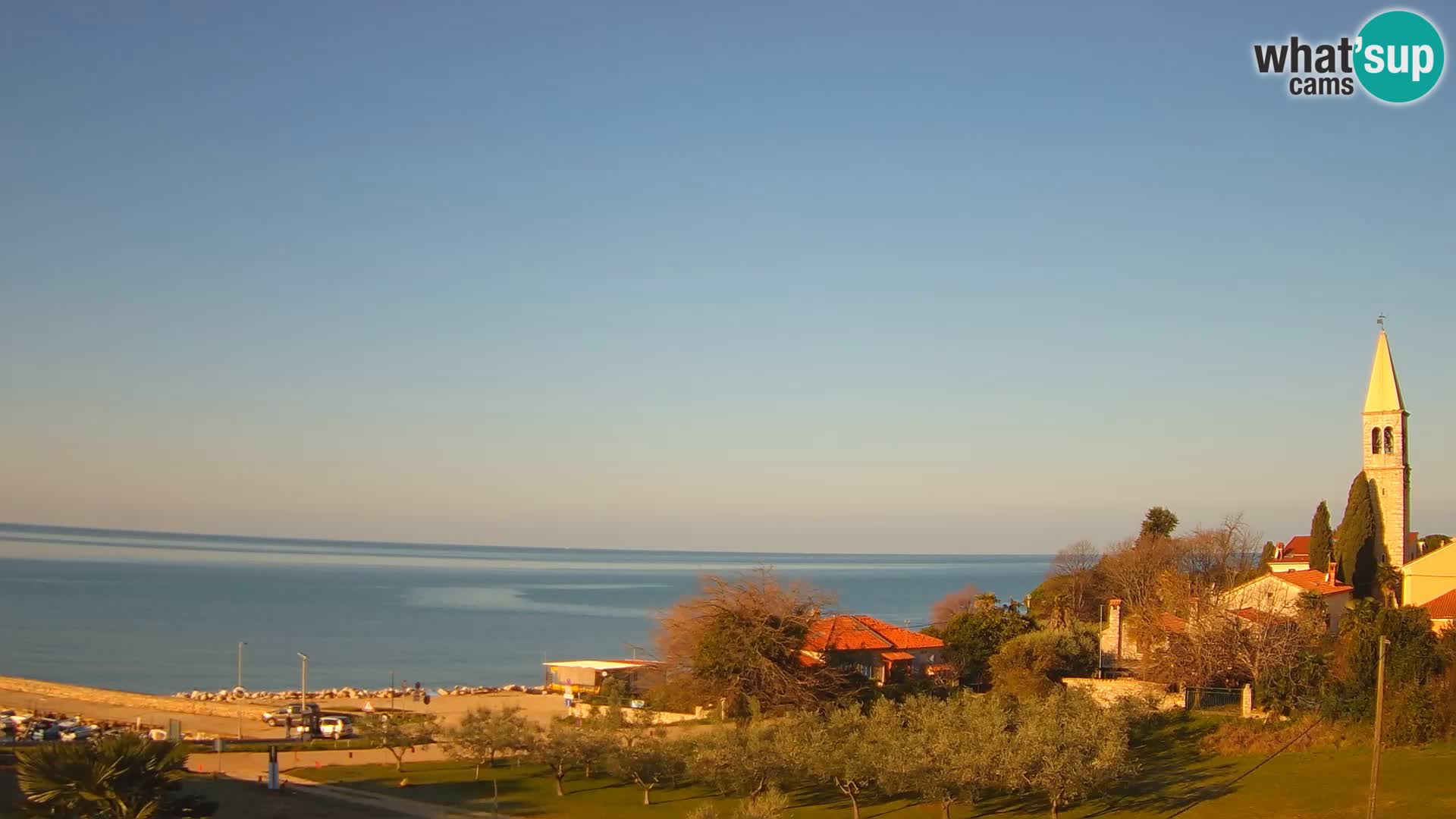 Umag spletna kamera Lovrečica – Istra – Hrvaška