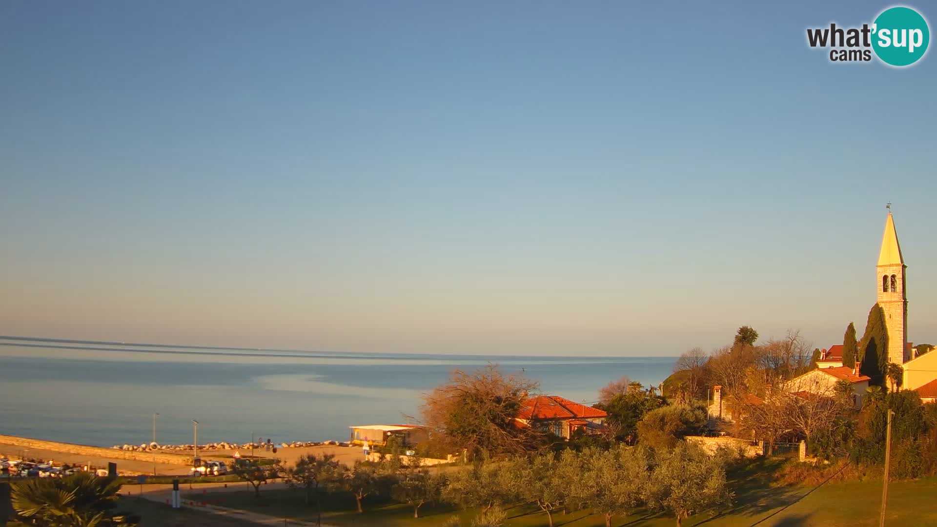 Umag Webcam en direct Lovrečica / San Lorenzo – Istrie – Croatie