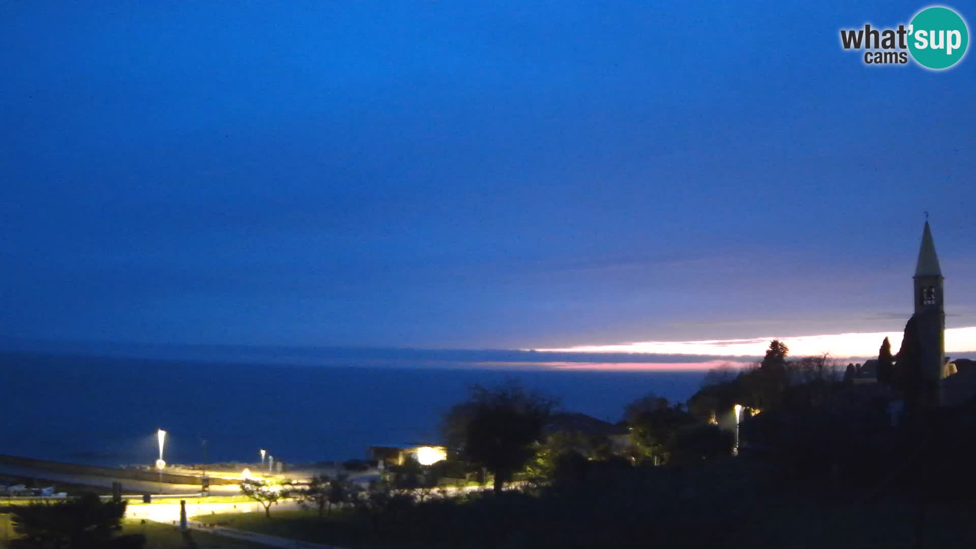 Umag Webcam en direct Lovrečica / San Lorenzo – Istrie – Croatie