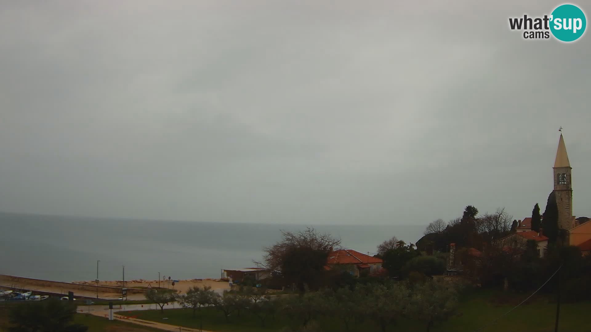 Umag Webcam en direct Lovrečica / San Lorenzo – Istrie – Croatie