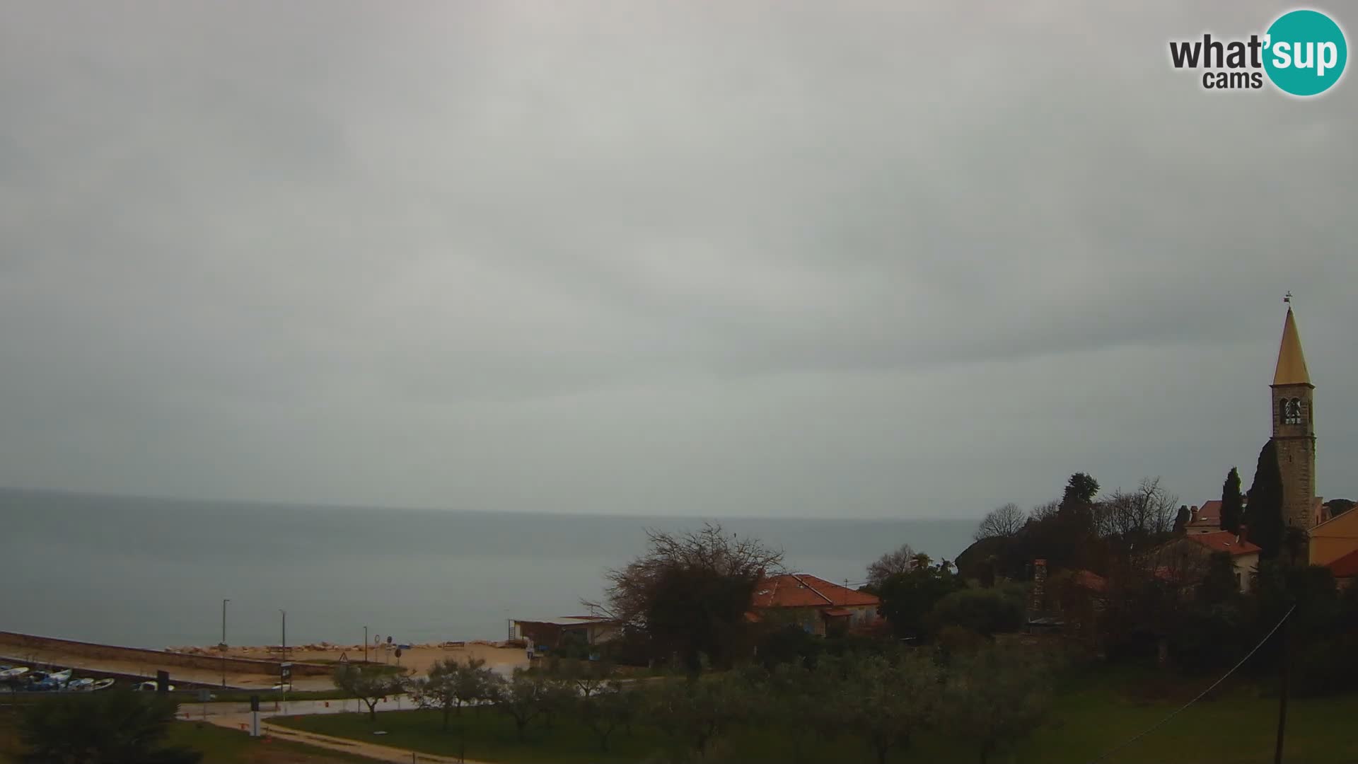 Umag Webcam en direct Lovrečica / San Lorenzo – Istrie – Croatie