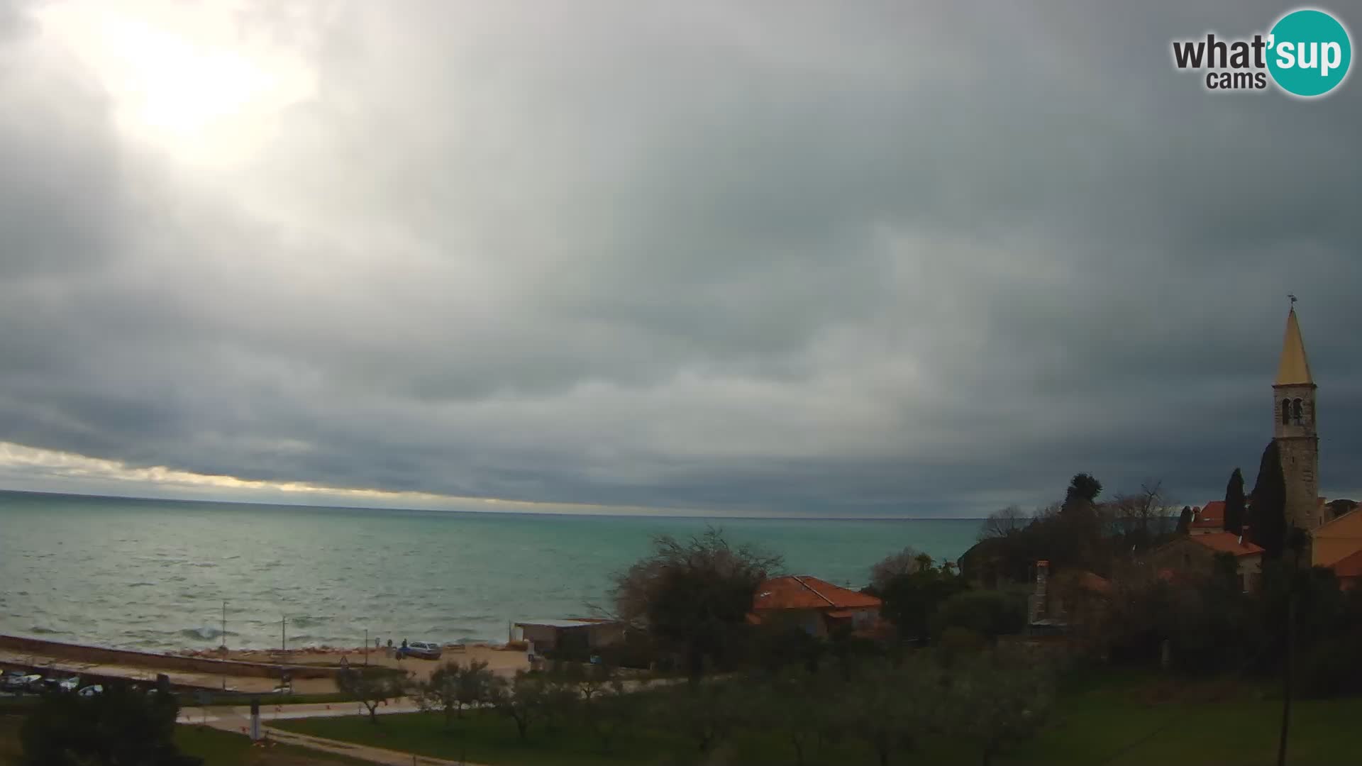 Umag Webcam en direct Lovrečica / San Lorenzo – Istrie – Croatie