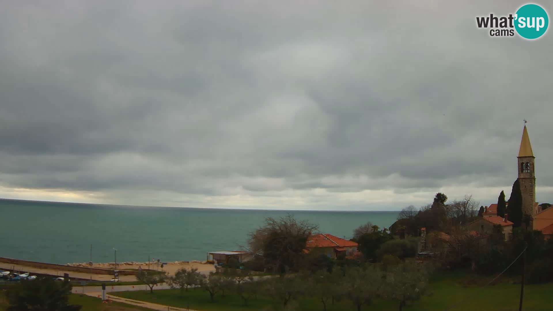 Umag Webcam en direct Lovrečica / San Lorenzo – Istrie – Croatie
